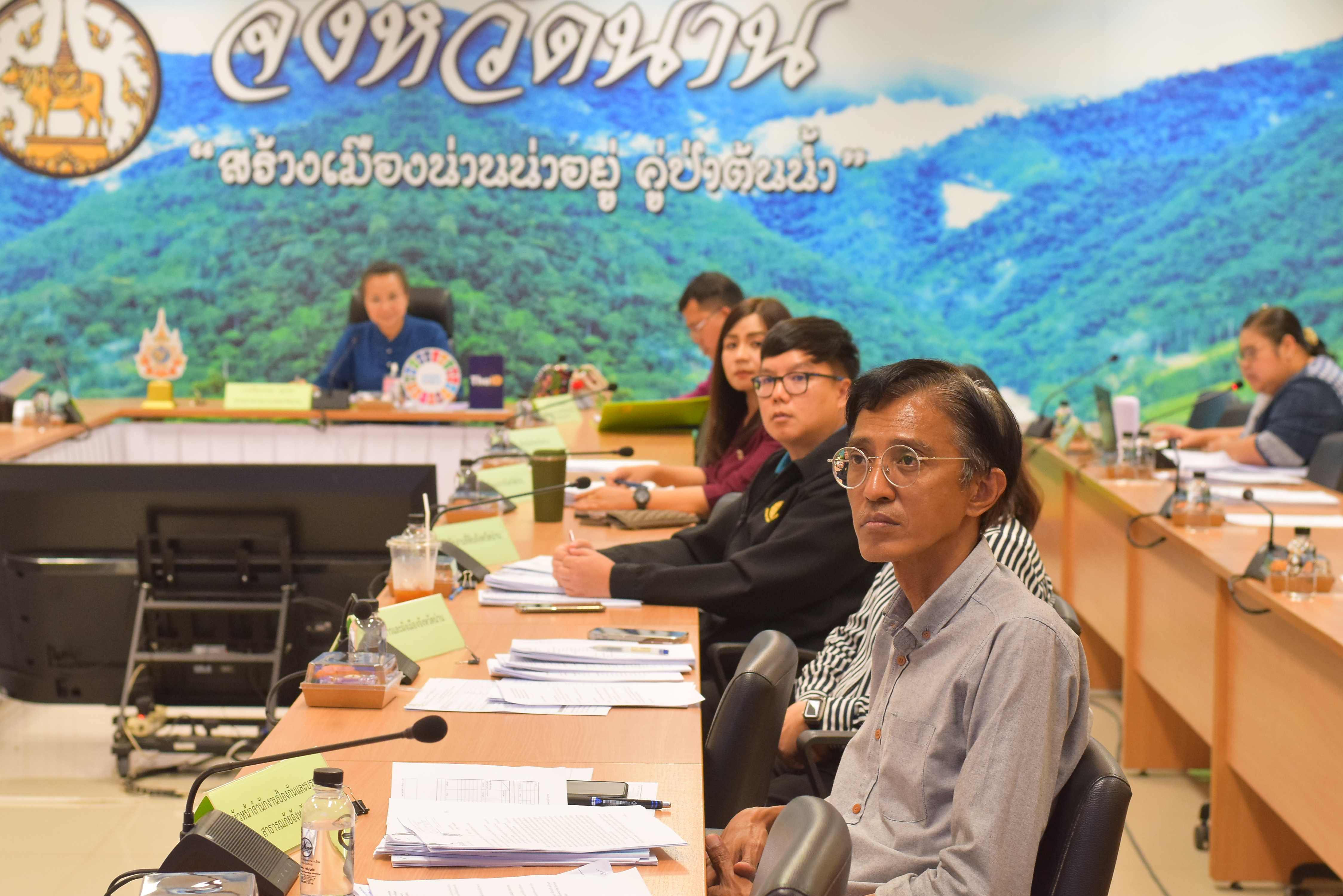 #สร้างสรรค์ชุมชน คนพช.น่าน# พช.น่าน ร่วมประชุมพิจารณาโครงการจัดหาระบบคอมพิวเตอร์ของหน่วยงานในสังกัดกระทรวงมหาดไทยจังหวัดน่าน ครั้งที่ 2/2567