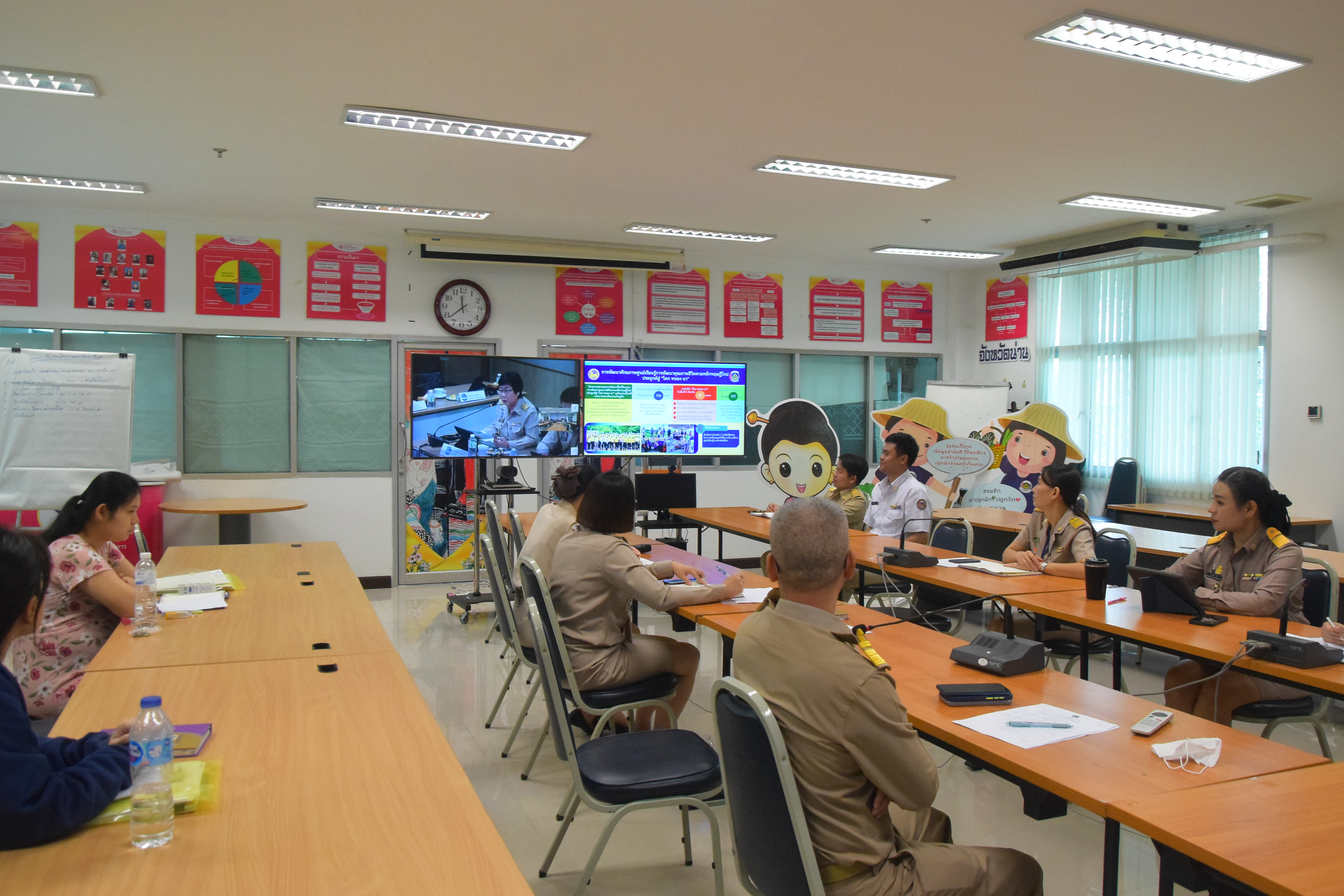 #สร้างสรรค์ชุมชน คนพช.น่าน# : ร่วมประชุมกรมการพัฒนาชุมชน ครั้งที่ 6/2567 ผ่านระบบ video conference