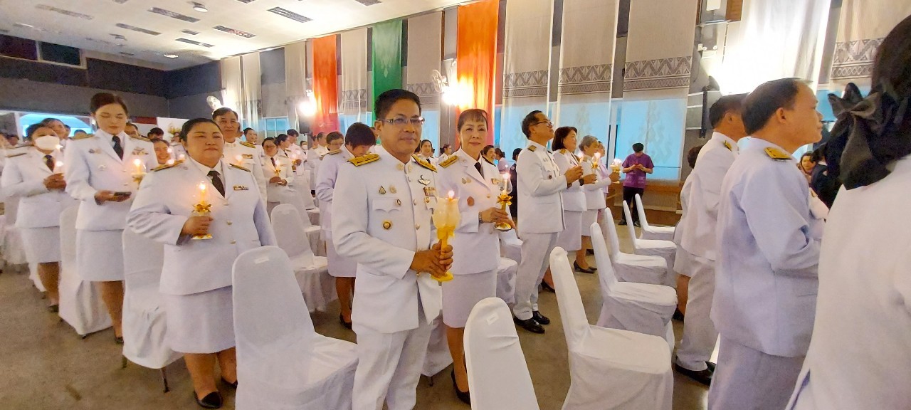 พช.น่าน ร่วมพิธีถวายเครื่องราชสักการะและวางพานพุ่ม ถวายพระพรชัยมงคล เฉลิมพระเกียรติสมเด็จพระนางเจ้าฯ พระบรมราชินี เนื่องในโอกาสวันเฉลิมพระชนมพรรษา 3 มิถุนายน 2567