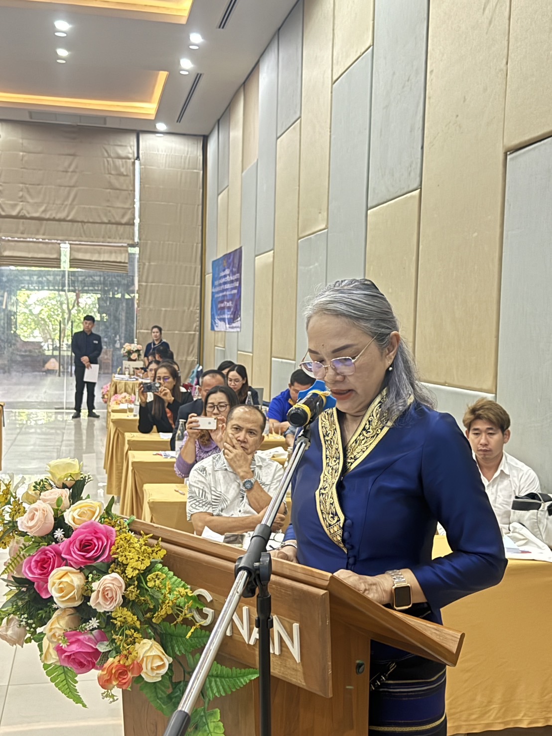 พช.น่าน ร่วมกิจกรรมและประชาสัมพันธ์การฝึกอบรมเชิงปฏิบัติการ การเตรียมความพร้อมและพัฒนาศักยภาพผู้ประกอบการเพื่อเพิ่มขีดความสามารถด้านการค้าชายแดนและการส่งออก