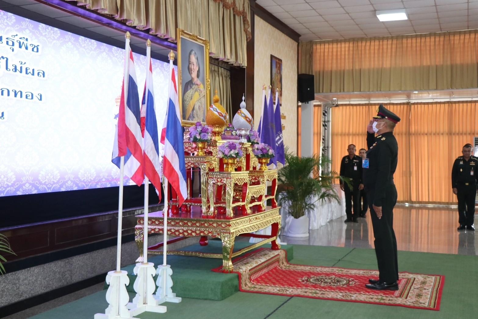 #สร้างสรรค์ชุมชน คนพช.น่าน# พช.น่าน ร่วมพิธีรับพระราชทานเมล็ดพันธุ์พืช พันธุ์สัตว์ กิ่งพันธุ์ไม้ผล และข้าวเกรียบฟักทอง