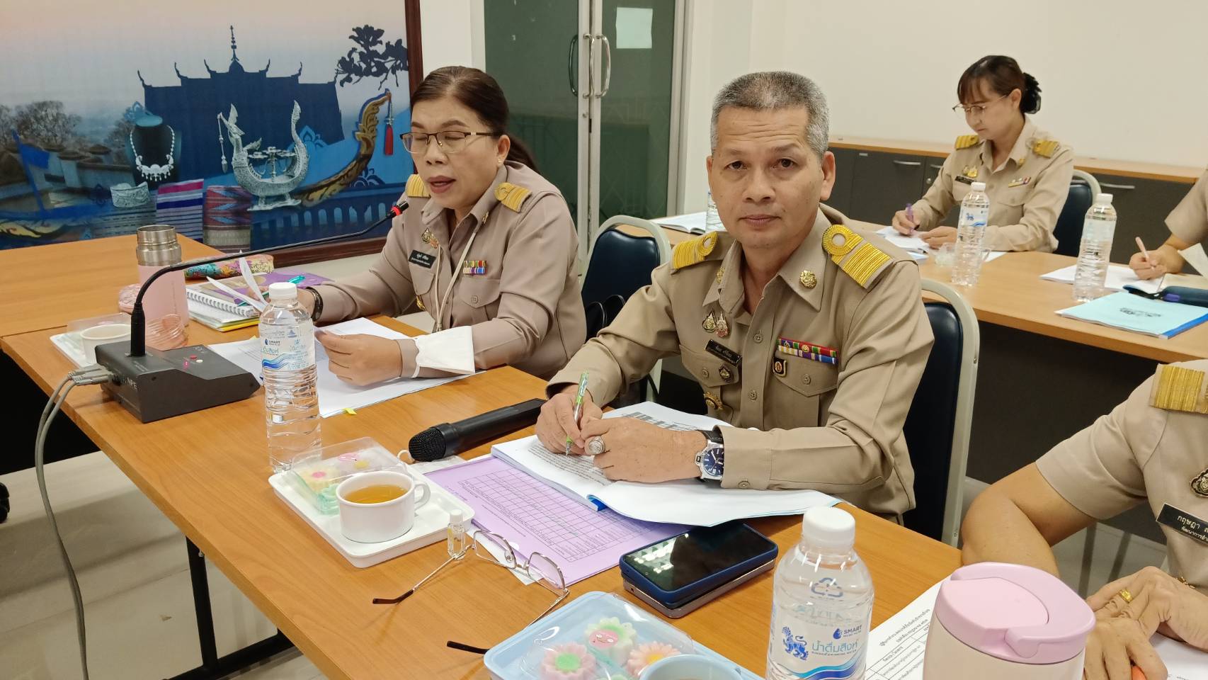 #น่านดินแดนล้านนาตะวันออก# พช.น่าน ประชุมพัฒนาการอำเภอและนักวิชาการพัฒนาชุมชนจังหวัด ติดตามและขับเคลื่อนโครงการพัฒนาชุมชน ยกระดับคุณภาพชีวิตและเศรษฐกิจฐานราก