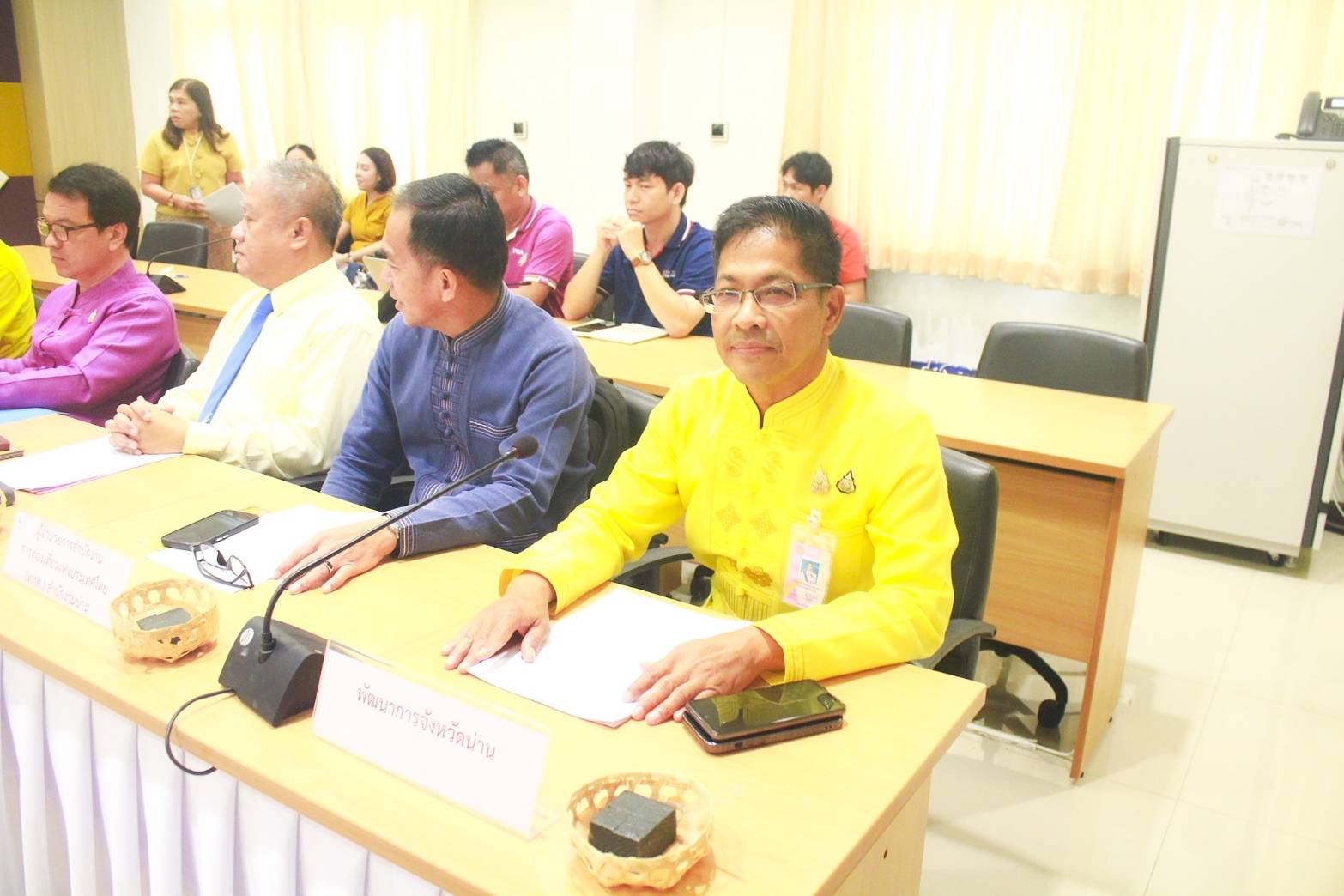 (#)สร้างสรรค์ชุมชน คนพช.น่าน(#)  พช.น่าน ร่วมการแถลงข่าว “กาดม่วนเมือง ศาลากลาง” เสริมช่องทางการตลาดให้กับผู้ประกอบการในจังหวัดน่าน