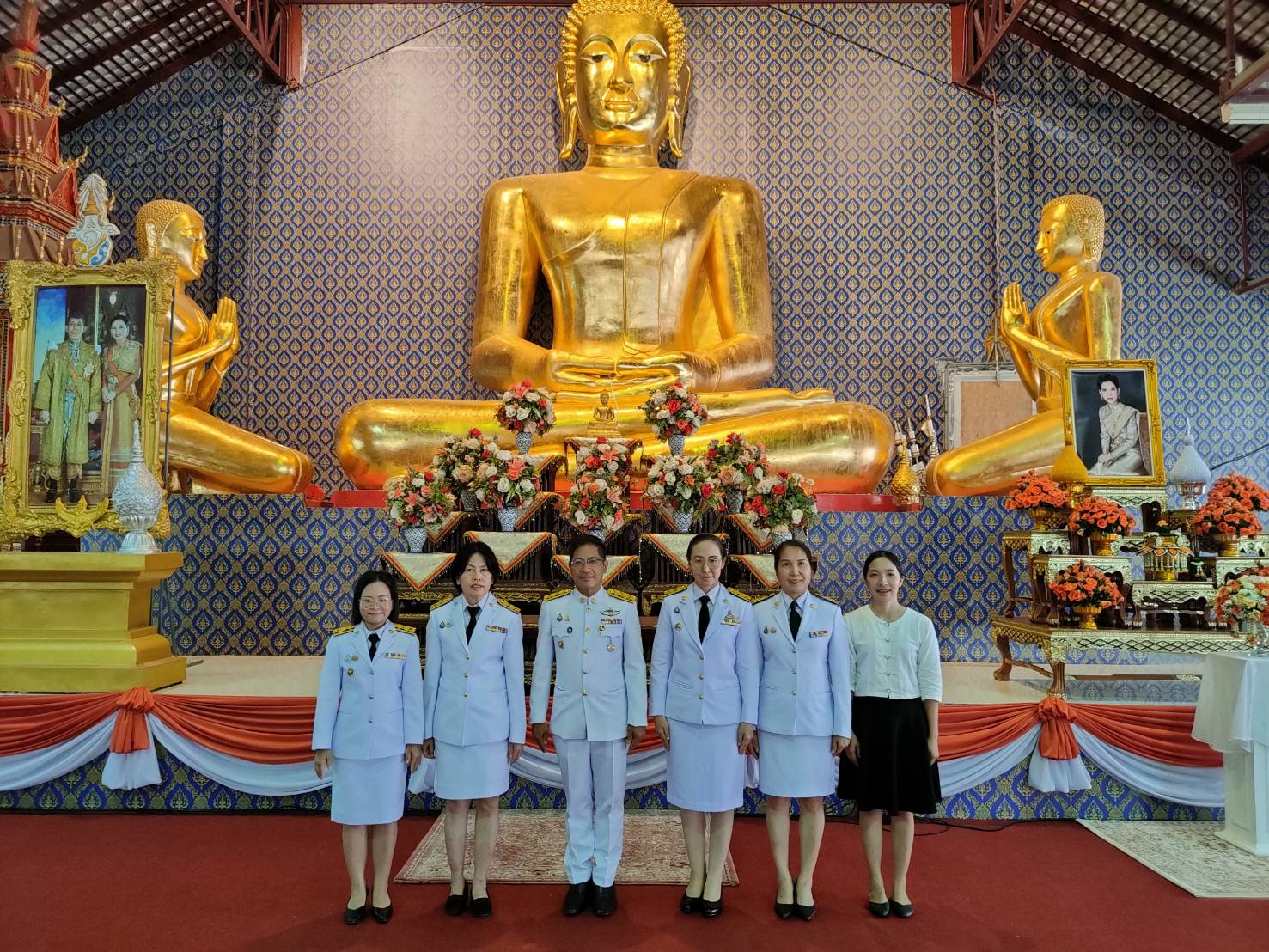 #สร้างสรรค์ชุมชน คนพช.น่าน# ร่วมพิธีเจริญพระพุทธมนต์และถวายพระพรชัยมงคลสมเด็จพระเจ้าน้องนางเธอ เจ้าฟ้าจุฬาภรณวลัยลักษณ์ อัครราชกุมารี กรมพระศรีสวางควัฒน วรขัตติยราชนารี