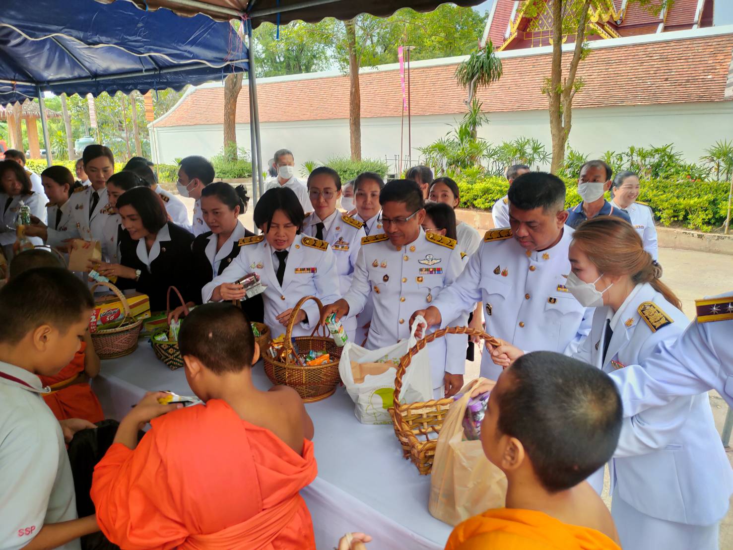 #สร้างสรรค์ชุมชน คนพช.น่าน# ร่วมพิธีเจริญพระพุทธมนต์และถวายพระพรชัยมงคลสมเด็จพระเจ้าน้องนางเธอ เจ้าฟ้าจุฬาภรณวลัยลักษณ์ อัครราชกุมารี กรมพระศรีสวางควัฒน วรขัตติยราชนารี