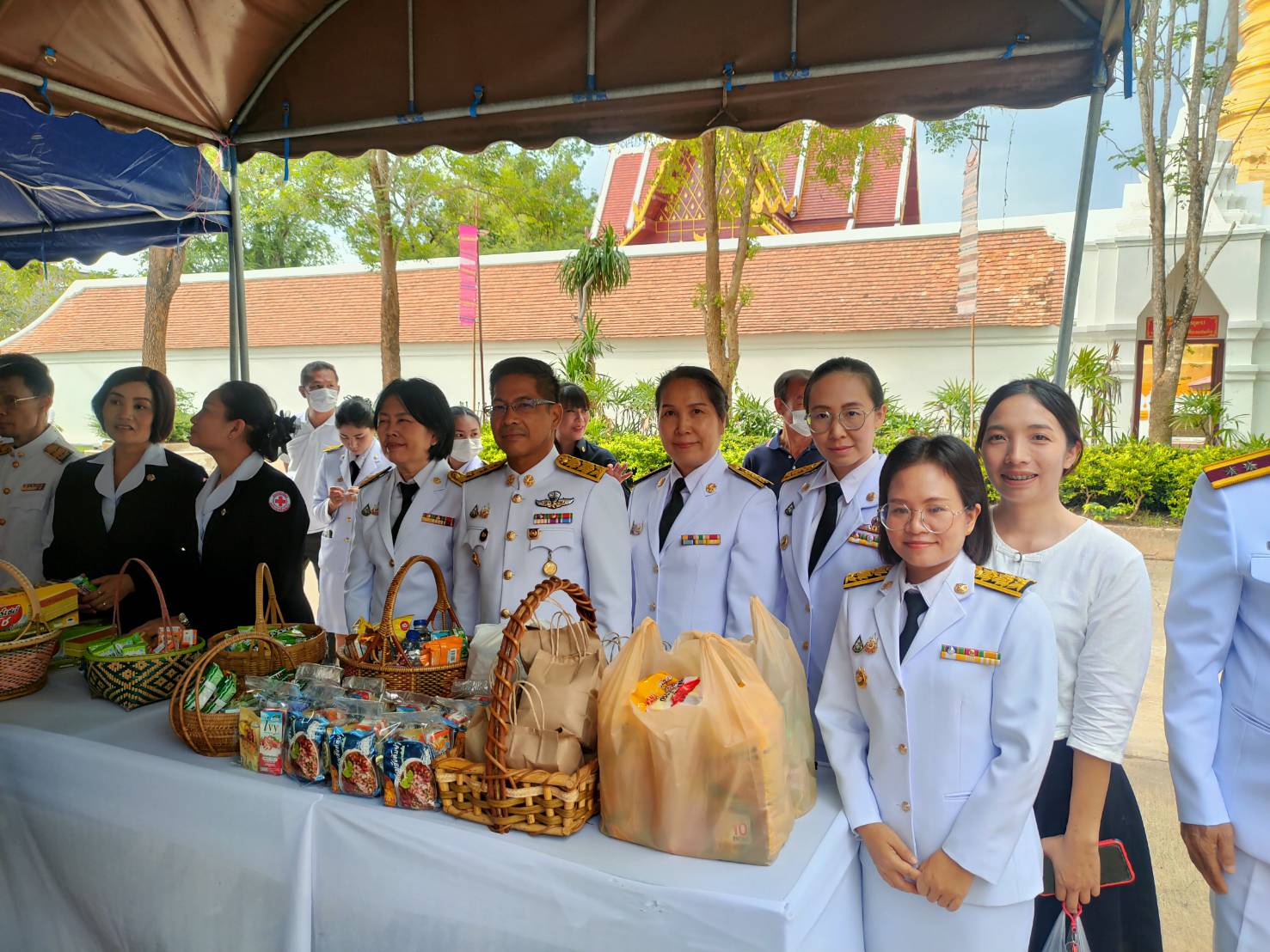 #สร้างสรรค์ชุมชน คนพช.น่าน# ร่วมพิธีเจริญพระพุทธมนต์และถวายพระพรชัยมงคลสมเด็จพระเจ้าน้องนางเธอ เจ้าฟ้าจุฬาภรณวลัยลักษณ์ อัครราชกุมารี กรมพระศรีสวางควัฒน วรขัตติยราชนารี