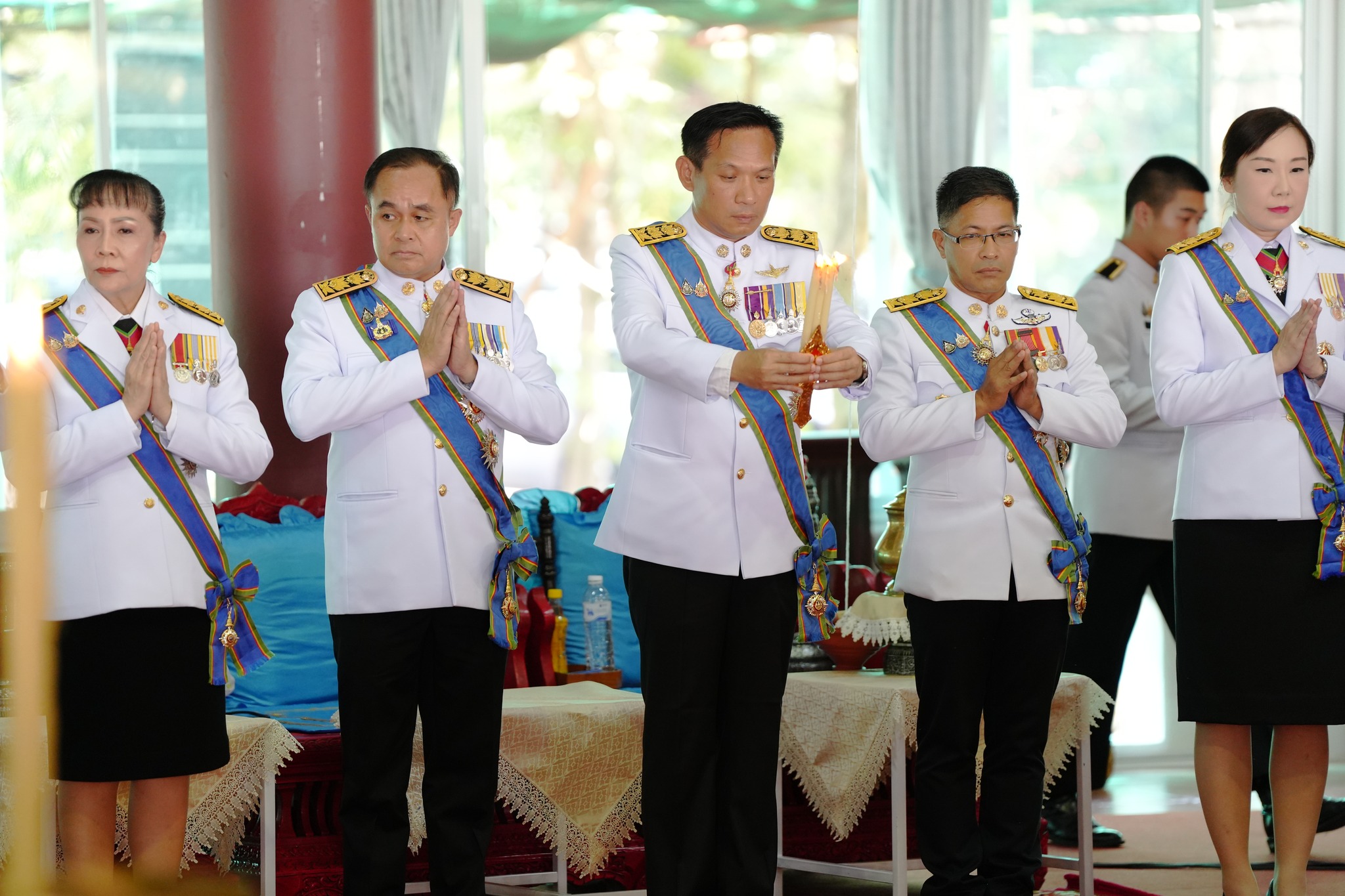 #สร้างสรรค์ชุมชน คนพช.น่าน# ร่วมประกอบพิธีเวียนเทียนสมโภชน้ำพระพุทธมนต์ศักดิ์สิทธิ์ เนื่องในโอกาสพระราชพิธีมหามงคลเฉลิมพระชนมพรรษา พระบาทสมเด็จพระเจ้าอยู่หัว 6 รอบ 28 กรกฎาคม 2567