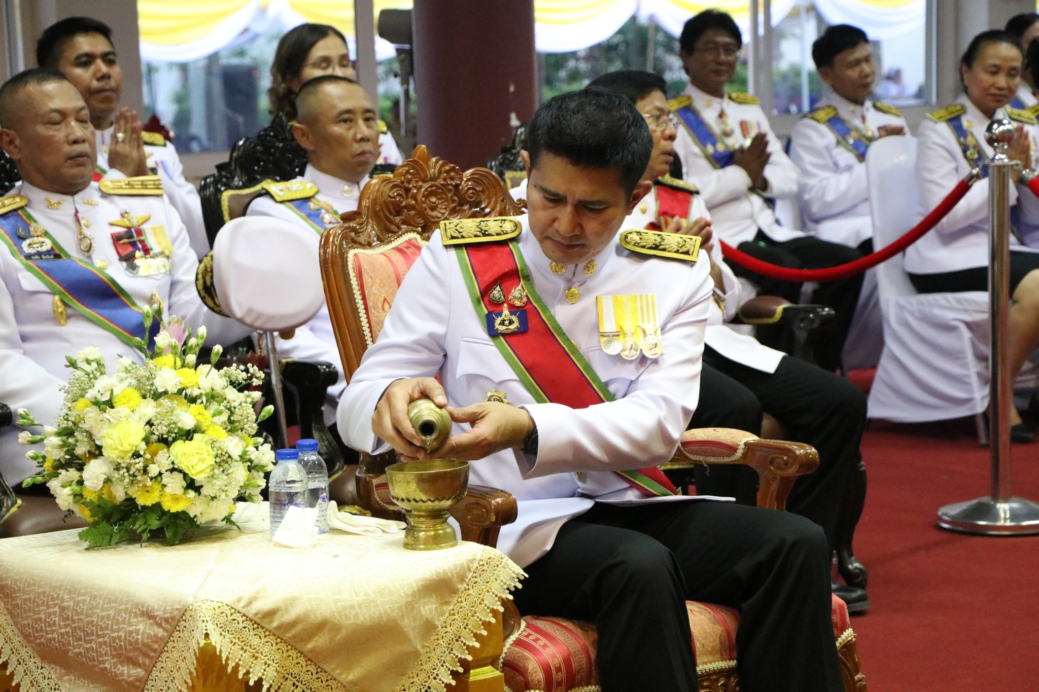 #สร้างสรรค์ชุมชน คนพช.น่าน# ร่วมพิธีเสกน้ำพระพุทธมนต์ศักดิ์สิทธิ์ เนื่องในโอกาสพระราชพิธีมหามงคลเฉลิมพระชนมพรรษา 6 รอบ 28 กรกฎาคม 2567