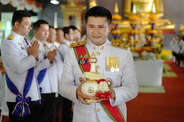 #สร้างสรรค์ชุมชน คนพช.น่าน# ร่วมประกอบพิธีเวียนเทียนสมโภชน้ำพระพุทธมนต์ศักดิ์สิทธิ์ เนื่องในโอกาสพระราชพิธีมหามงคลเฉลิมพระชนมพรรษา พระบาทสมเด็จพระเจ้าอยู่หัว 6 รอบ 28 กรกฎาคม 2567