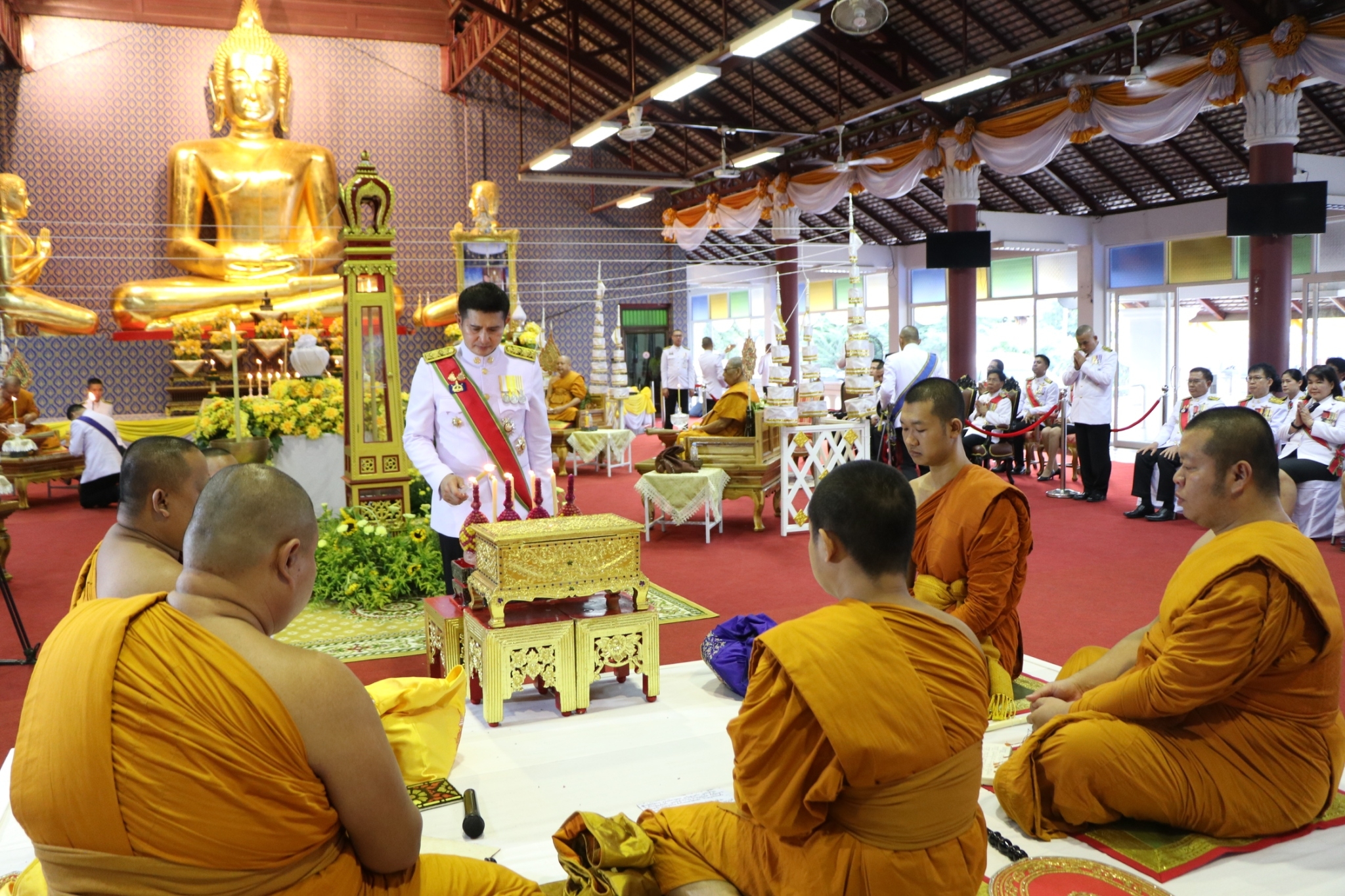 #สร้างสรรค์ชุมชน คนพช.น่าน# ร่วมพิธีเสกน้ำพระพุทธมนต์ศักดิ์สิทธิ์ เนื่องในโอกาสพระราชพิธีมหามงคลเฉลิมพระชนมพรรษา 6 รอบ 28 กรกฎาคม 2567