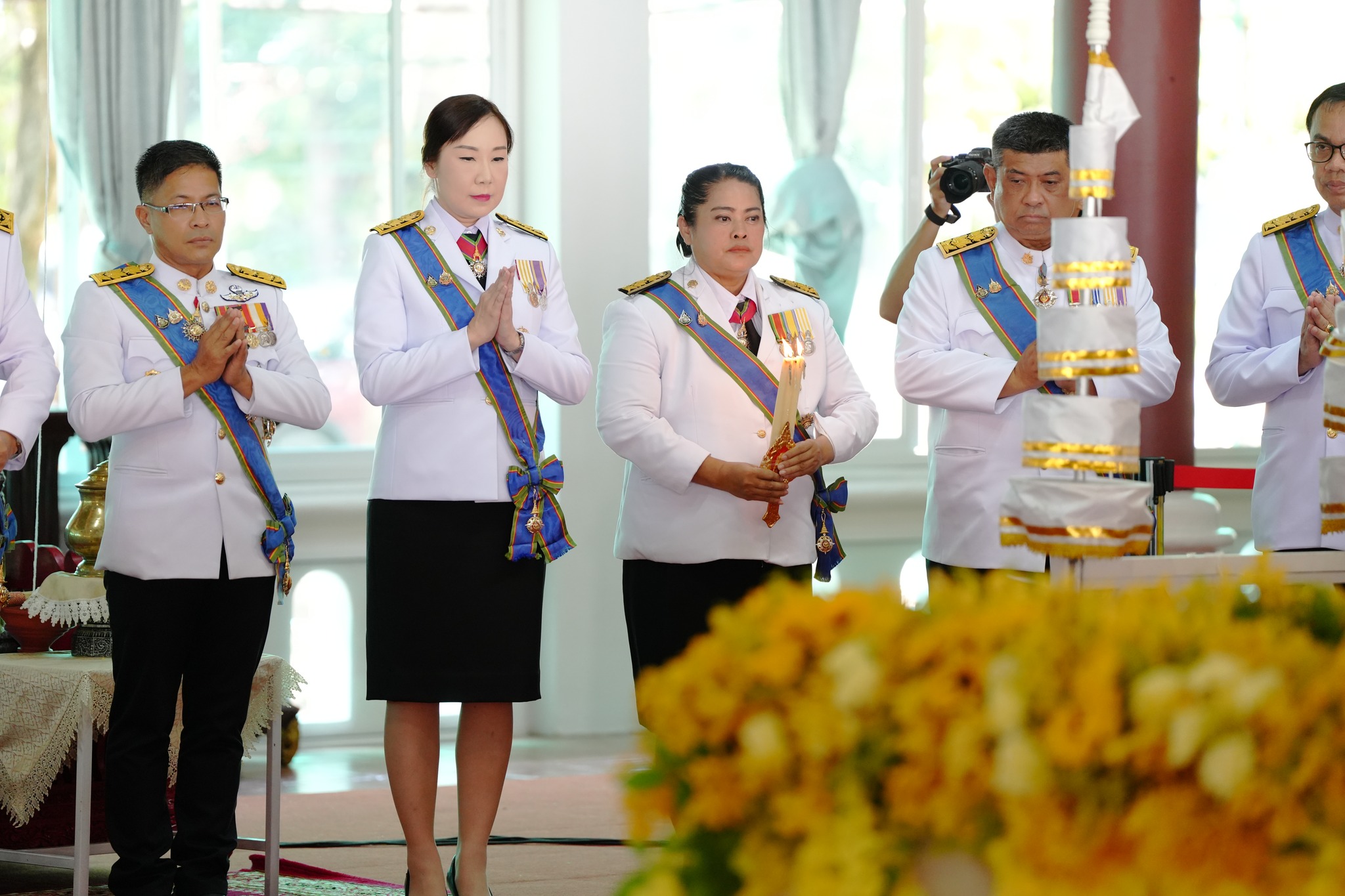 #สร้างสรรค์ชุมชน คนพช.น่าน# ร่วมประกอบพิธีเวียนเทียนสมโภชน้ำพระพุทธมนต์ศักดิ์สิทธิ์ เนื่องในโอกาสพระราชพิธีมหามงคลเฉลิมพระชนมพรรษา พระบาทสมเด็จพระเจ้าอยู่หัว 6 รอบ 28 กรกฎาคม 2567
