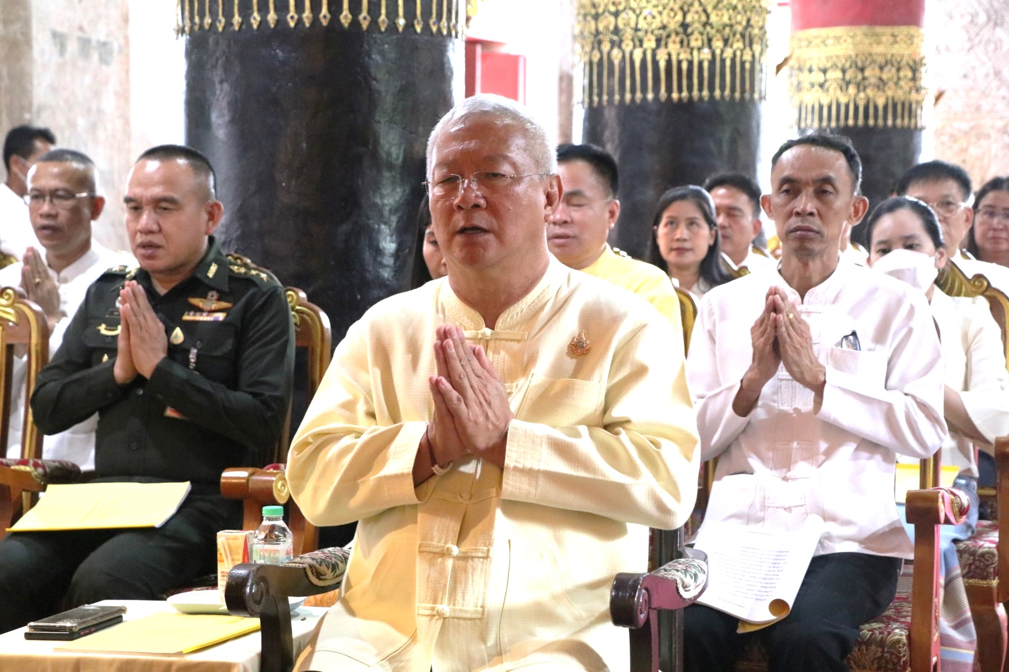 (#)สร้างสรรค์ชุมชน คนพช.น่าน(#) จังหวัดน่าน จัดพิธีเจริญพระพุทธมนต์พร้อมมอบโฉนดที่ดินให้แก่วัดร้าง เฉลิมพระเกียรติพระบาทสมเด็จพระเจ้าอยู่หัว เนื่องในโอกาสมหามงคลเฉลิมพระชนมพรรษา 6 รอบ 28 กรกฎาคม 2567  