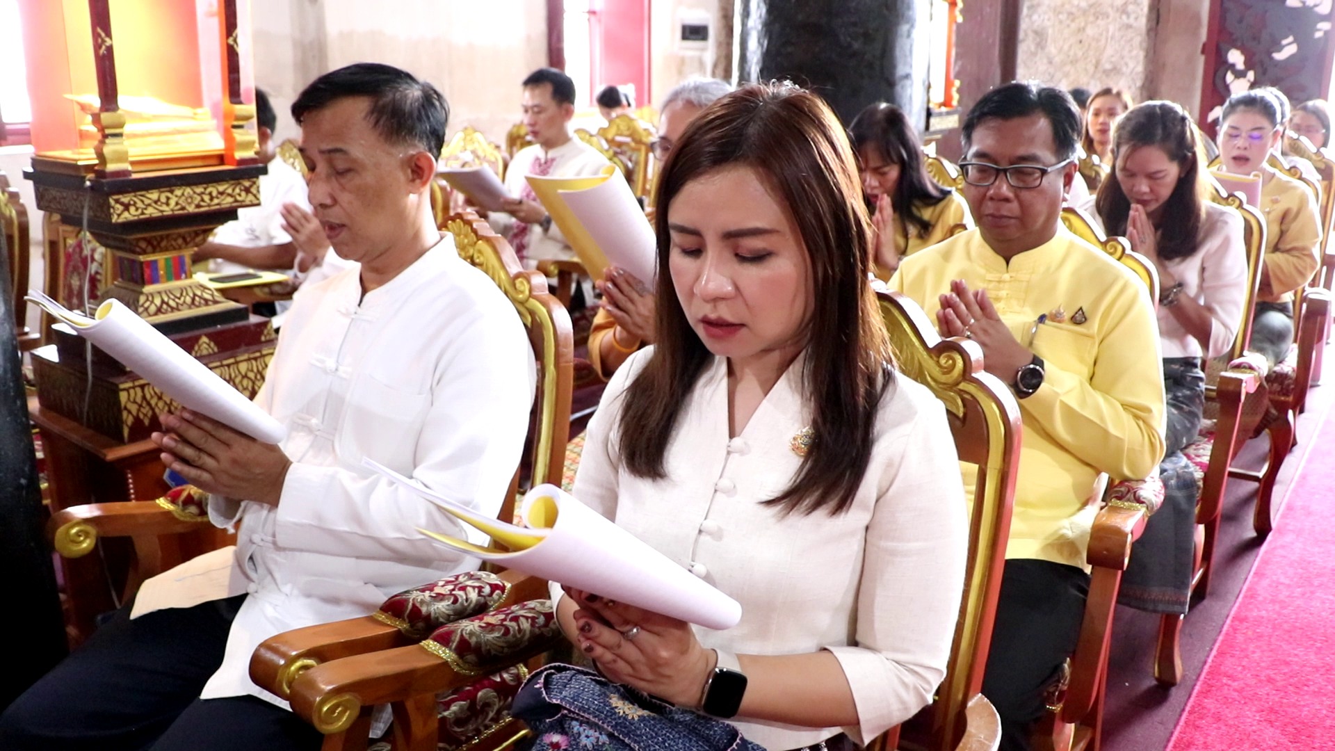 (#)สร้างสรรค์ชุมชน คนพช.น่าน(#) จังหวัดน่าน จัดพิธีเจริญพระพุทธมนต์พร้อมมอบโฉนดที่ดินให้แก่วัดร้าง เฉลิมพระเกียรติพระบาทสมเด็จพระเจ้าอยู่หัว เนื่องในโอกาสมหามงคลเฉลิมพระชนมพรรษา 6 รอบ 28 กรกฎาคม 2567  