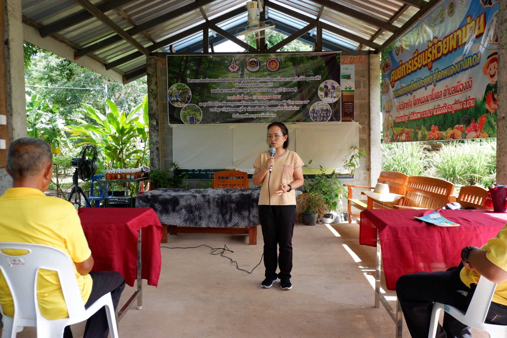 (#)สร้างสรรค์ชุมชน คนพช.น่าน(#)🏠พช.น่าน ดำเนินโครงการส่งเสริมและสนับสนุนกิจกรรมอนุรักษ์พันธุกรรมพืช ตามโครงการอนุรักษ์พันธุกรรมพืชอันเนื่องมาจากพระราชดำริ สมเด็จพระเทพรัตนราชสุดาฯ สยามบรมราชกุมารี (อพ.สธ.) (กิจกรรมที่ 2 การจัดทำแปลงสาธิตฯ)