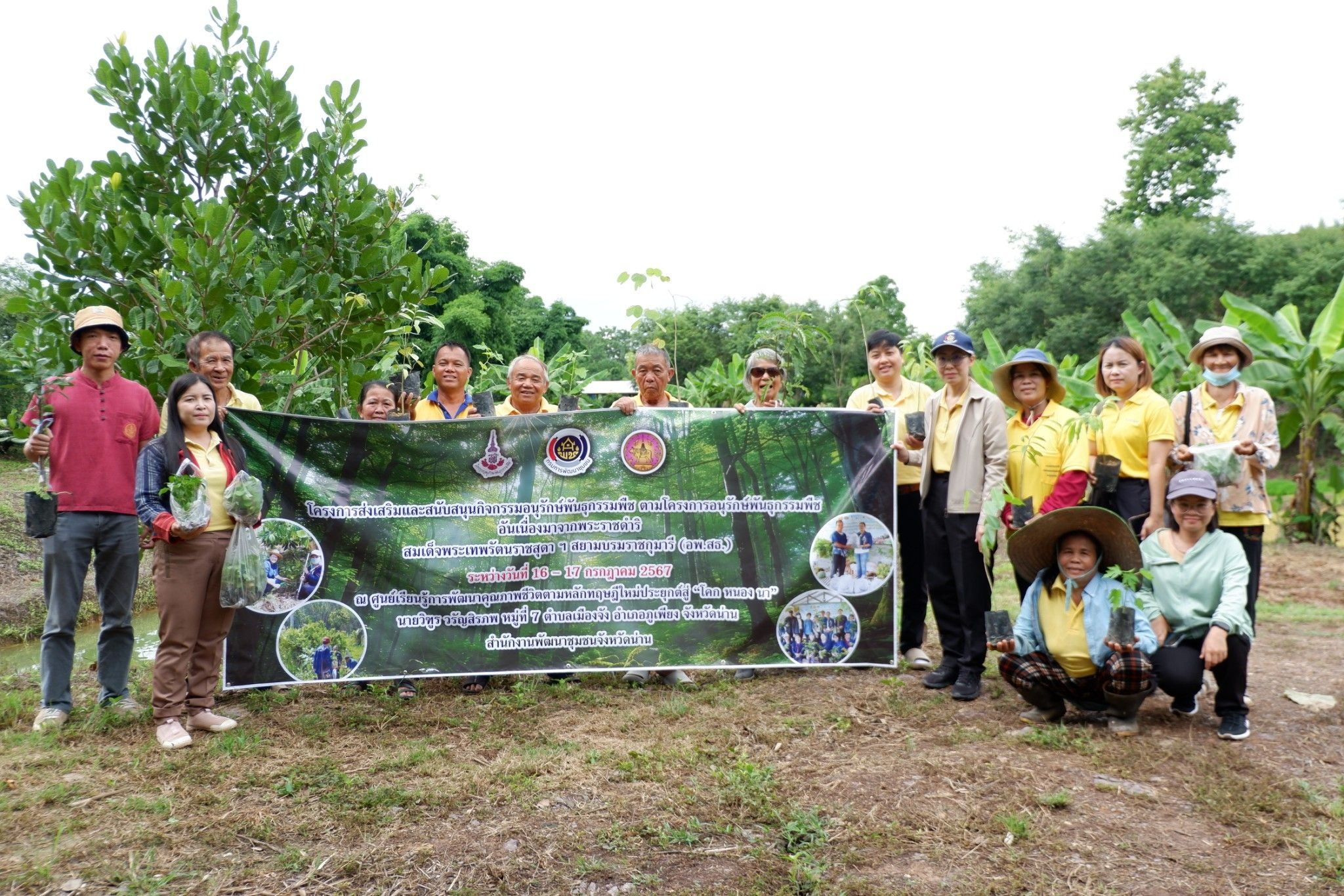 (#)สร้างสรรค์ชุมชน คนพช.น่าน(#)🏠พช.น่าน ดำเนินโครงการส่งเสริมและสนับสนุนกิจกรรมอนุรักษ์พันธุกรรมพืช ตามโครงการอนุรักษ์พันธุกรรมพืชอันเนื่องมาจากพระราชดำริ สมเด็จพระเทพรัตนราชสุดาฯ สยามบรมราชกุมารี (อพ.สธ.) (กิจกรรมที่ 2 การจัดทำแปลงสาธิตฯ)