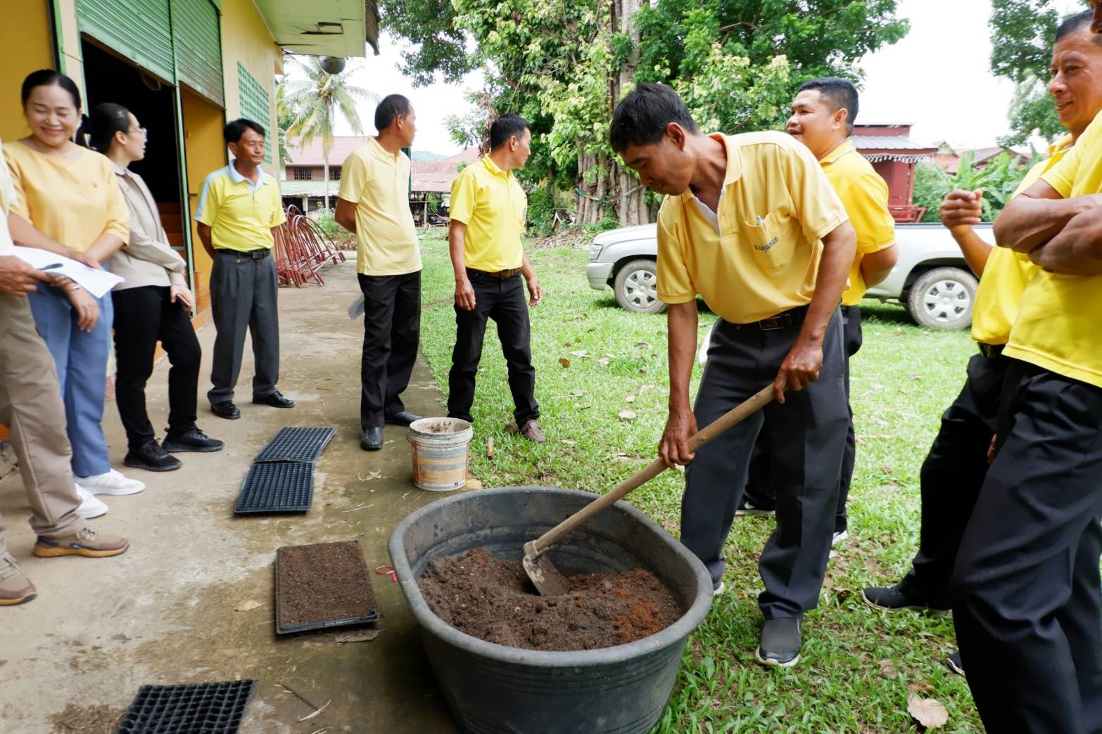 (#)สร้างสรรค์ชุมชน คนพช.น่าน(#) พช.น่าน จัดโครงการสนับสนุนการขับเคลื่อนกิจกรรมพัฒนาชุมชนดีเด่น (กิจกรรมศูนย์จิตอาสา แบ่งปันเมล็ดพันธุ์ ตำบลป่าคา อำเภอท่าวังผา จังหวัดน่าน)