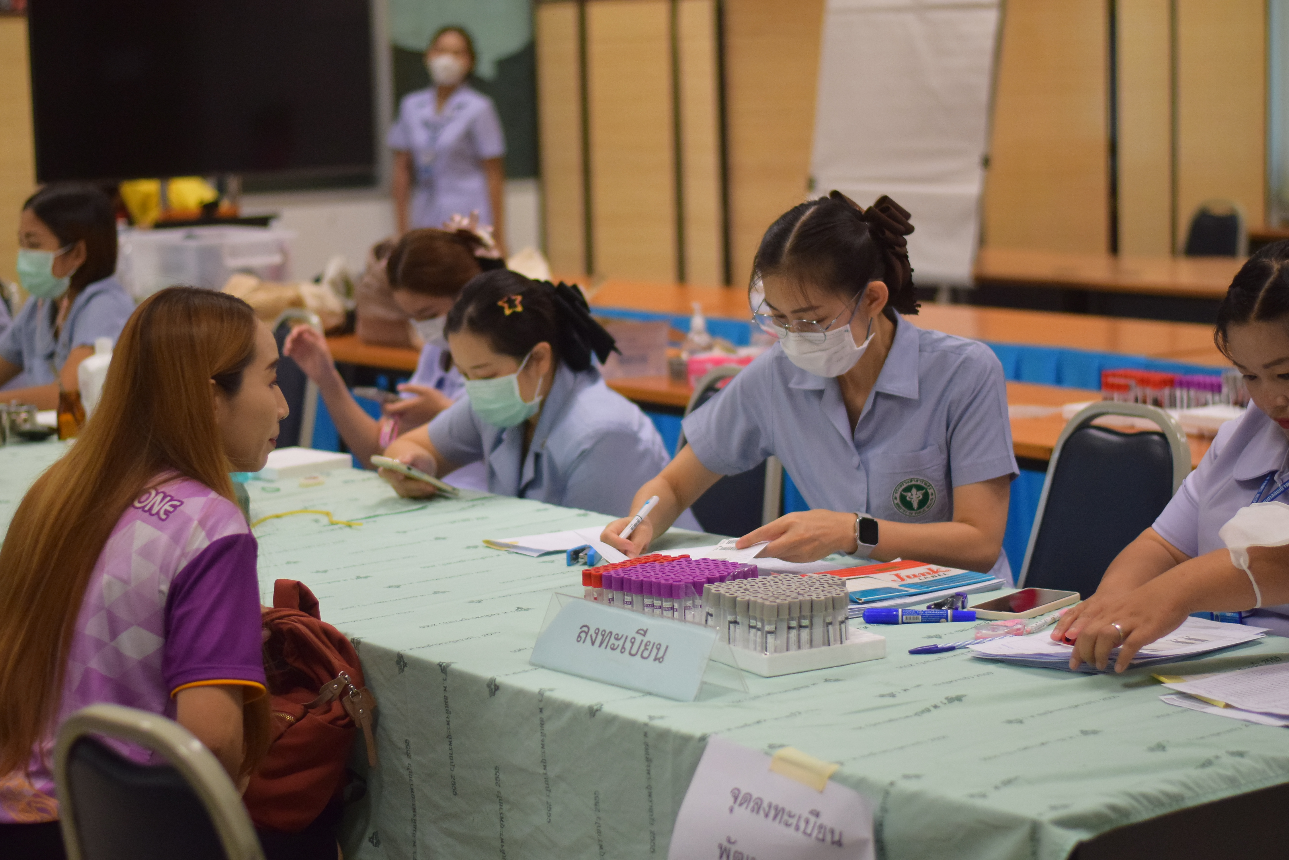 (#)สร้างสรรค์ชุมชน คนพช.น่าน(#) พช.น่าน ร่วมใจตรวจสุขภาพประจำปี 2567 สร้างเสริมคุณภาพชีวิต