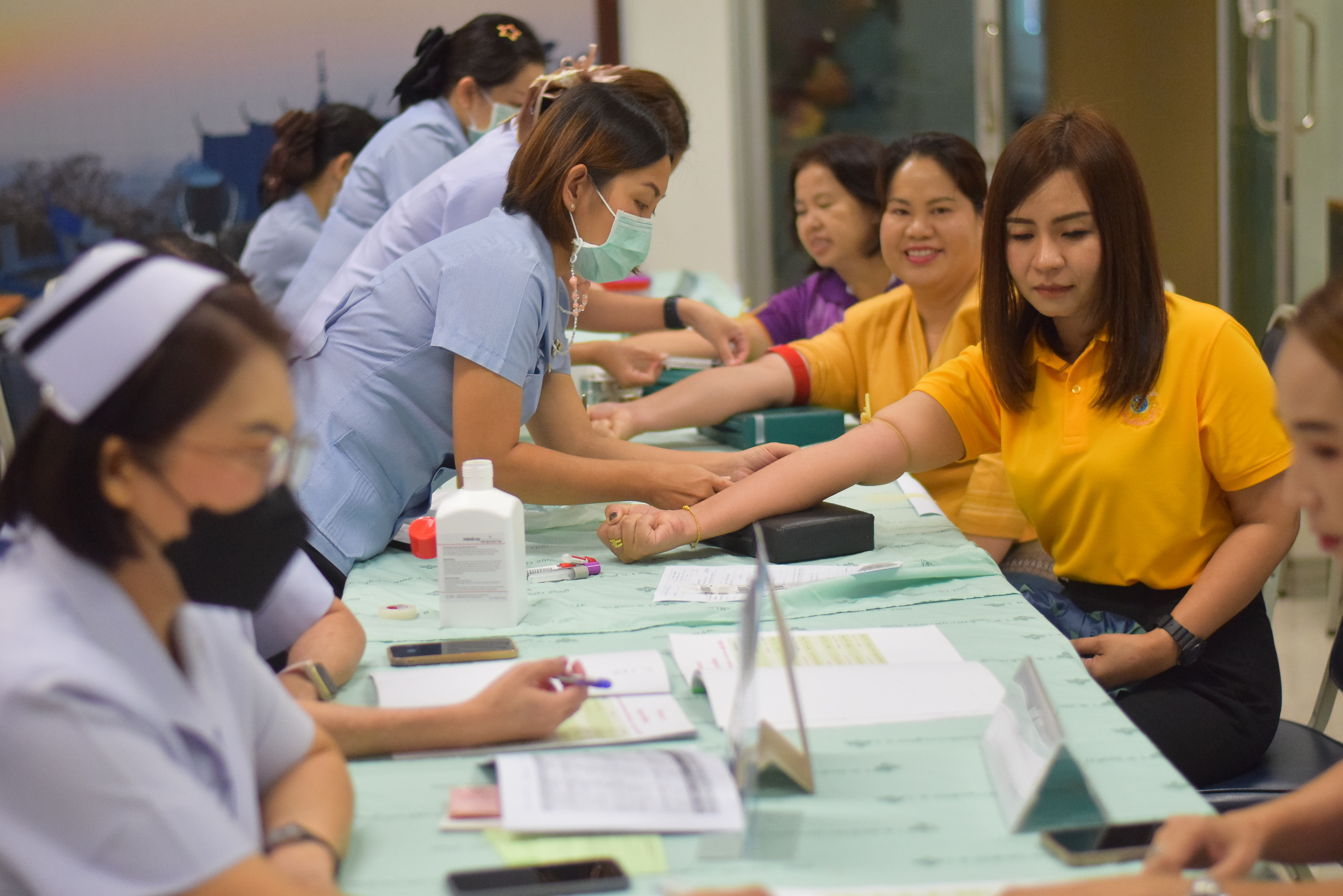 (#)สร้างสรรค์ชุมชน คนพช.น่าน(#) พช.น่าน ร่วมใจตรวจสุขภาพประจำปี 2567 สร้างเสริมคุณภาพชีวิต