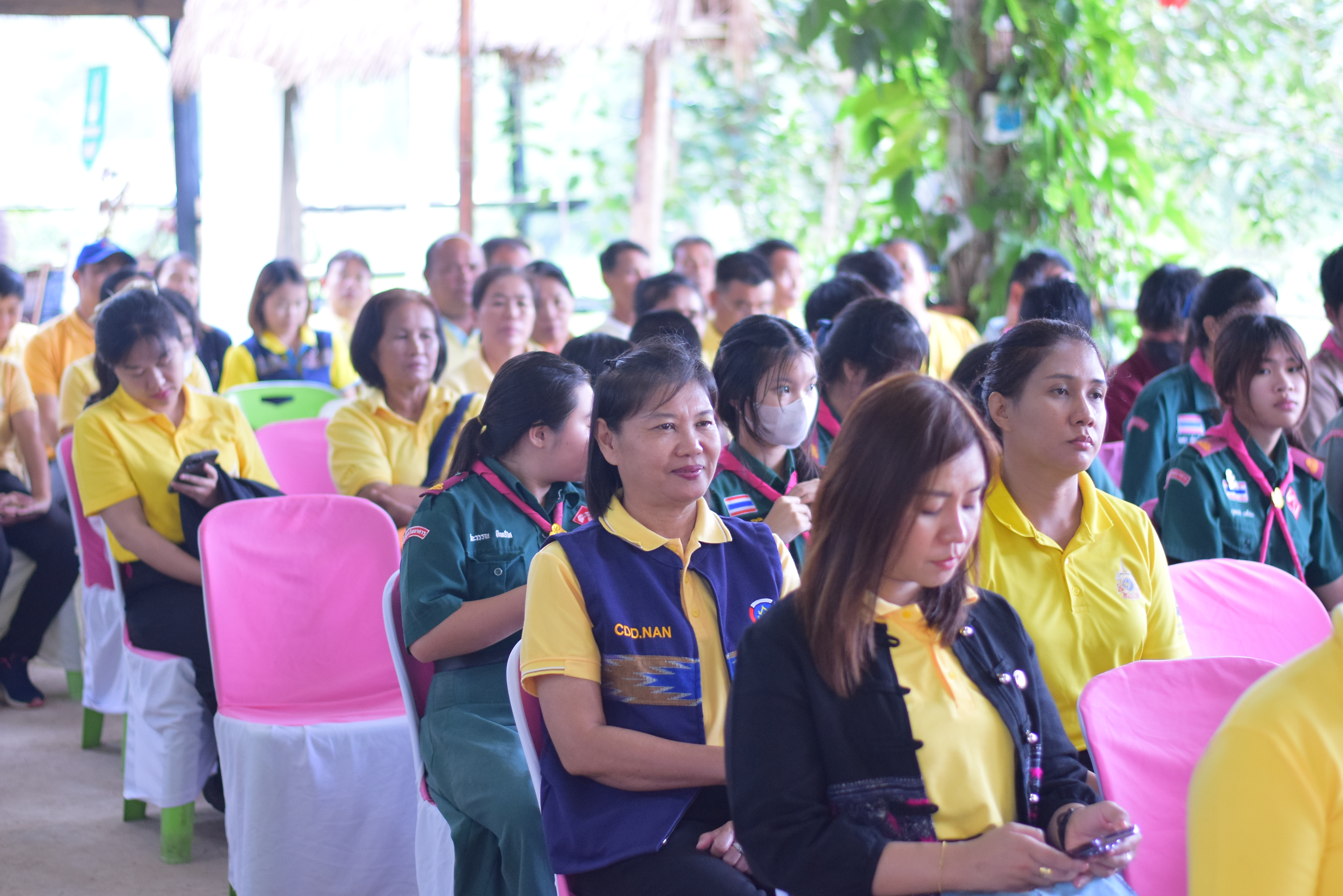 (#)สร้างสรรค์ชุมชน  คนพช.น่าน (#) จังหวัดน่าน ดำเนินโครงการ โคก หนอง นา อารยเกษตร เฉลิมพระเกียรติพระบาทสมเด็จพระเจ้าอยู่หัวเนื่องในโอกาสพระราชพิธีมหามงคลเฉลิมพระชนมพรรษา 6 รอบ 28 กรกฎาคม 2567 กิจกรรมเผยแพร่ผลสำเร็จการพัฒนาคุณภาพชีวิตด้วย โคก หนอง นา อารยเกษตร