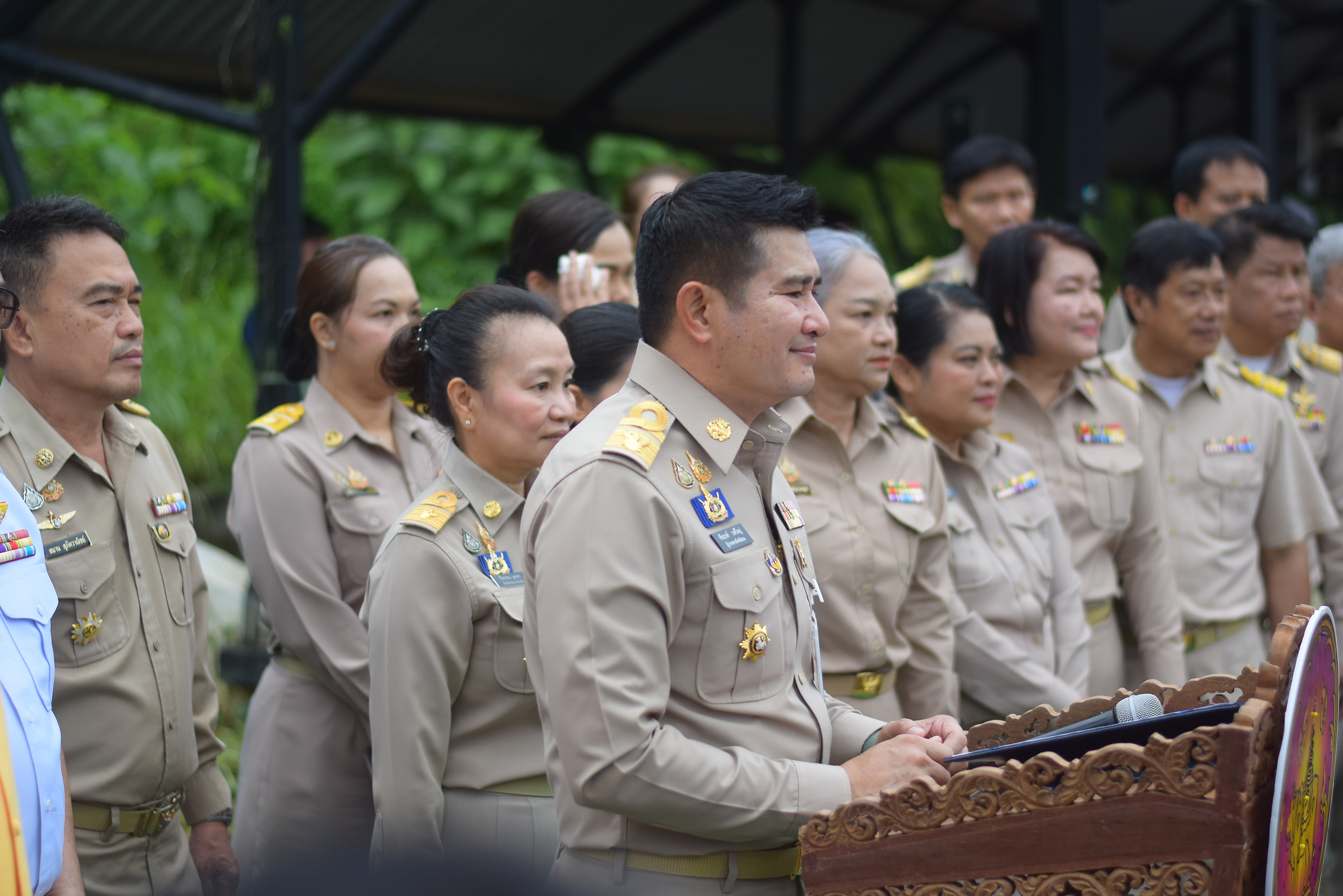 (#)สร้างสรรค์ชุมชน คนพช.น่าน(#) ผู้ว่าฯ น่าน เปิดงาน “กาดม่วนเมือง ศาลากลาง” เสริมเศรษฐกิจฐานราก ช่วยเหลือเกษตรกรและผู้ประกอบการในชุมชน