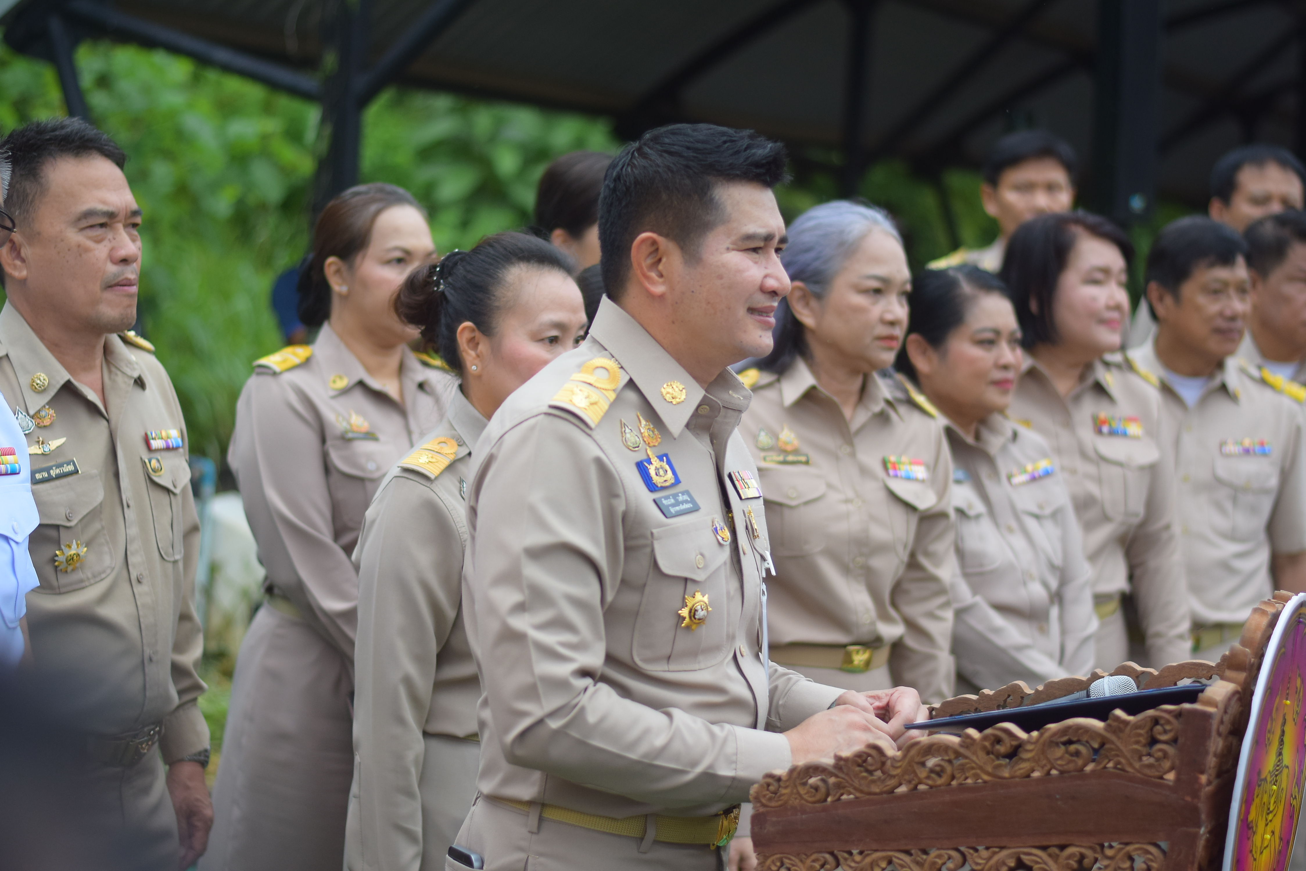 (#)สร้างสรรค์ชุมชน คนพช.น่าน(#) ผู้ว่าฯ น่าน เปิดงาน “กาดม่วนเมือง ศาลากลาง” เสริมเศรษฐกิจฐานราก ช่วยเหลือเกษตรกรและผู้ประกอบการในชุมชน