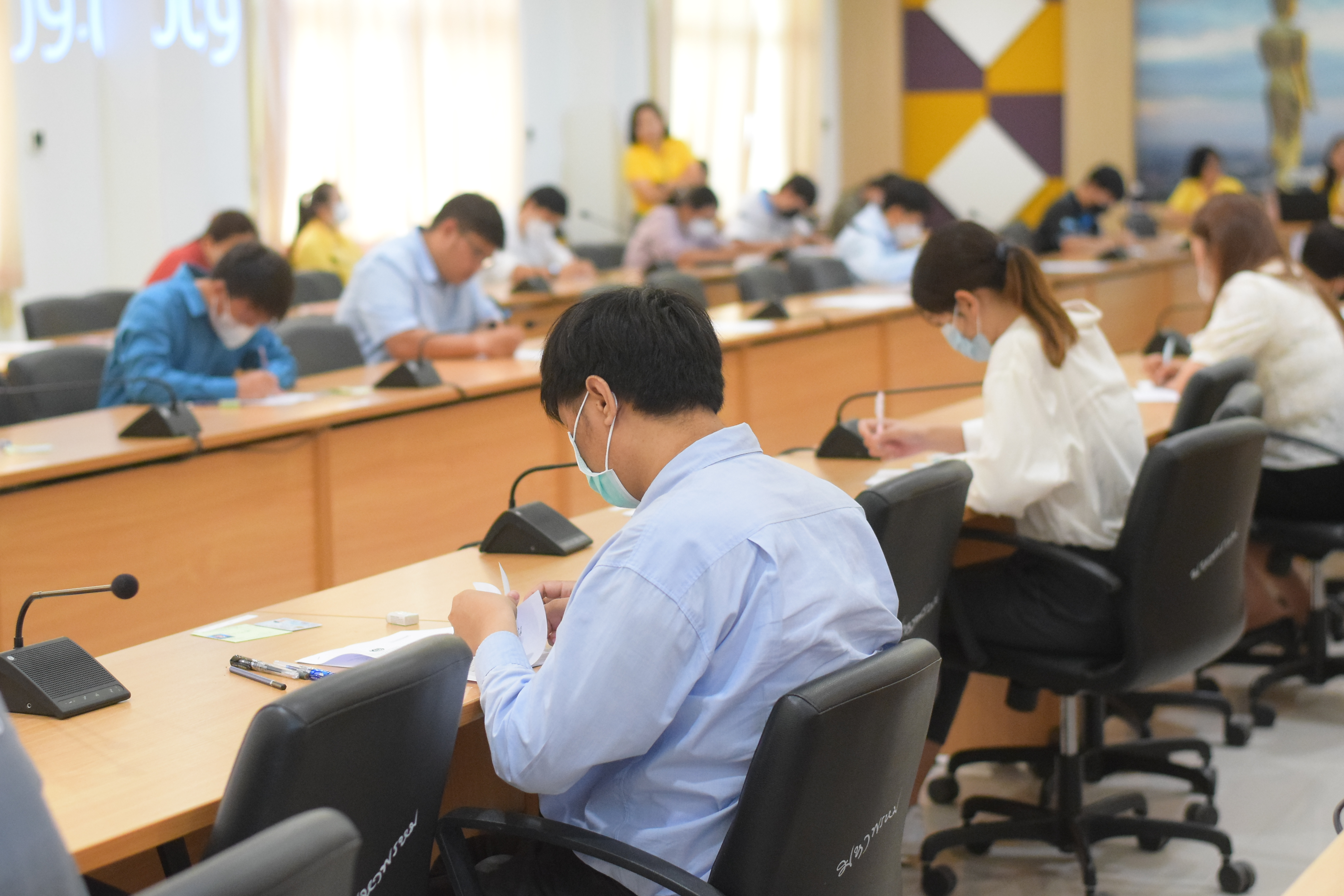 (#)สร้างสรรค์ชุมชน คนพช.น่าน(#) จังหวัดน่าน ดำเนินการสอบคัดเลือดบุคคลเพื่อแต่งตั้งเป็นอาสาพัฒนา (อสพ.) รุ่น 76