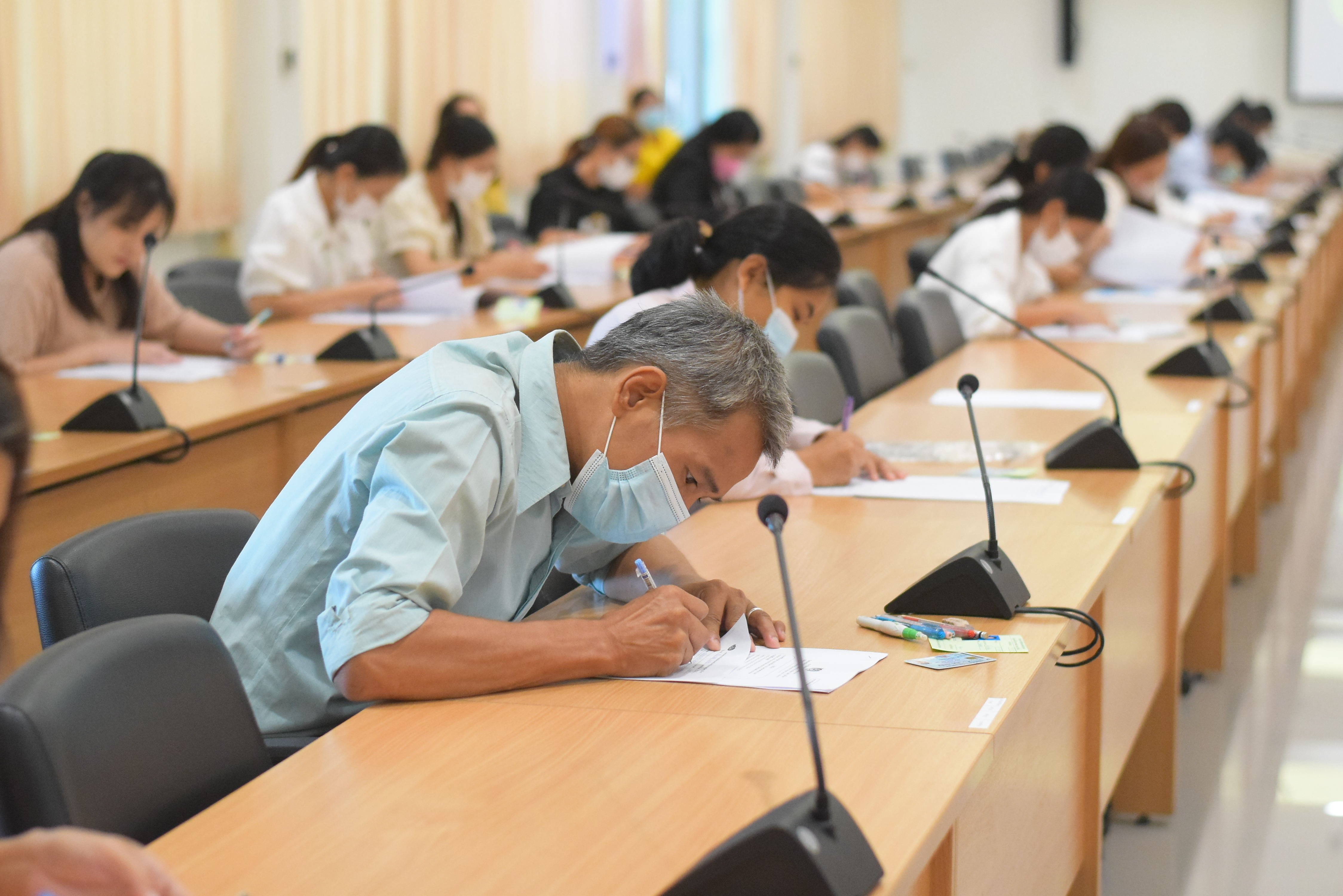 (#)สร้างสรรค์ชุมชน คนพช.น่าน(#) จังหวัดน่าน ดำเนินการสอบคัดเลือดบุคคลเพื่อแต่งตั้งเป็นอาสาพัฒนา (อสพ.) รุ่น 76