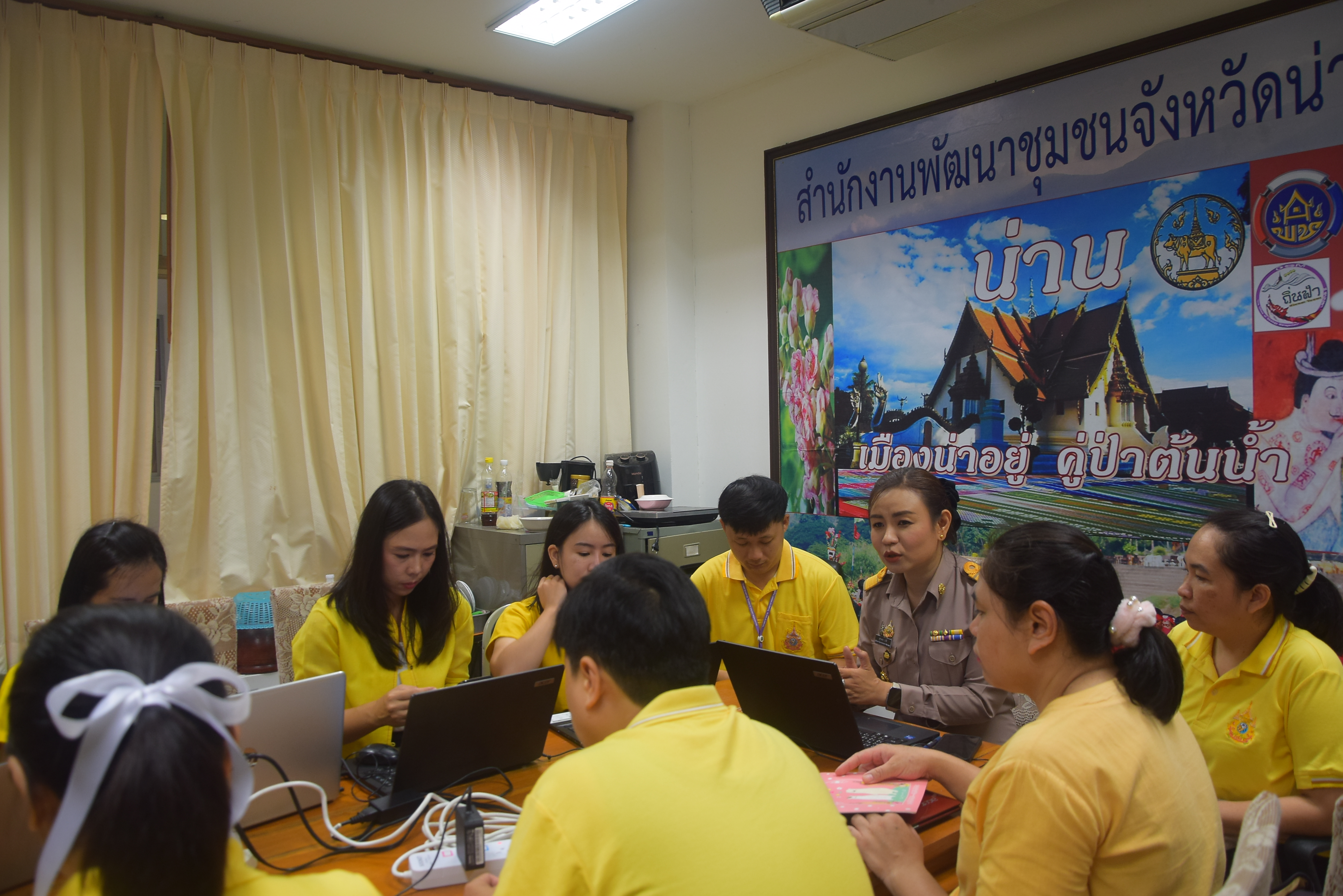 (#)สร้างสรรค์ชุมชน คนพช.น่าน(#) พช.น่าน พัฒนาศักยภาพเจ้าหน้าที่ประชาสัมพันธ์ กิจกรรมที่ 1 การพัฒนาปรับปรุงเว็บไซต์ สำนักงานพัฒนาชุมชนจังหวัดและอำเภอ