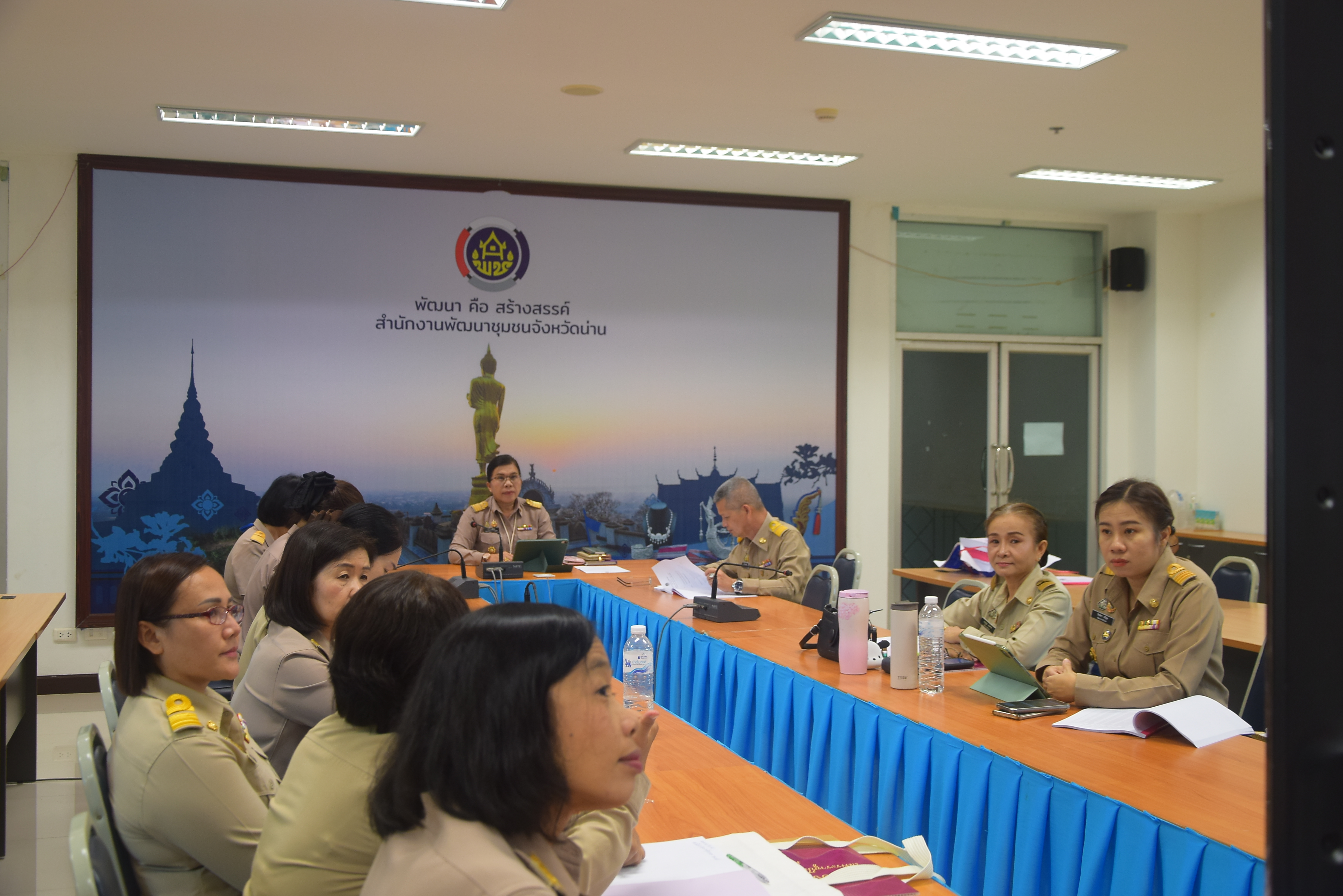 (#)สร้างสรรค์ชุมชน คนพช.น่าน(#) พช.น่าน ร่วมประชุมกรมการพัฒนาชุมชน ครั้งที่ 7/2567