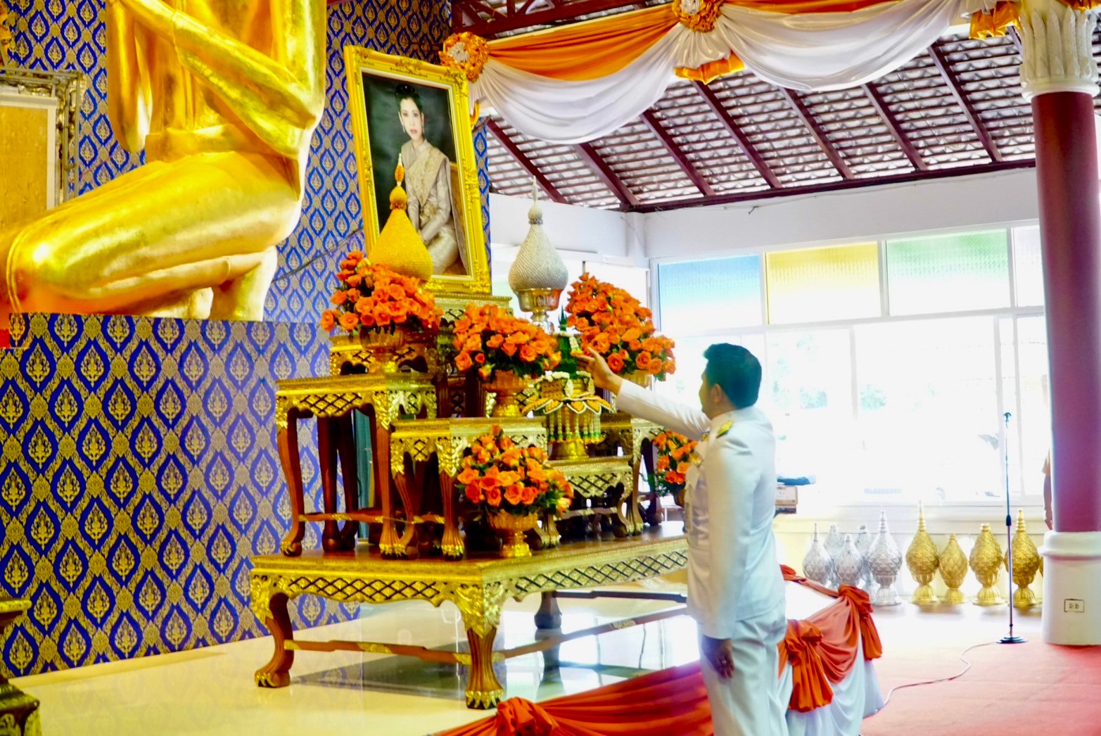 #สร้างสรรค์ชุมชน คนพช.น่าน# ร่วมพิธีเจริญพระพุทธมนต์และถวายพระพรชัยมงคลสมเด็จพระเจ้าน้องนางเธอ เจ้าฟ้าจุฬาภรณวลัยลักษณ์ อัครราชกุมารี กรมพระศรีสวางควัฒน วรขัตติยราชนารี