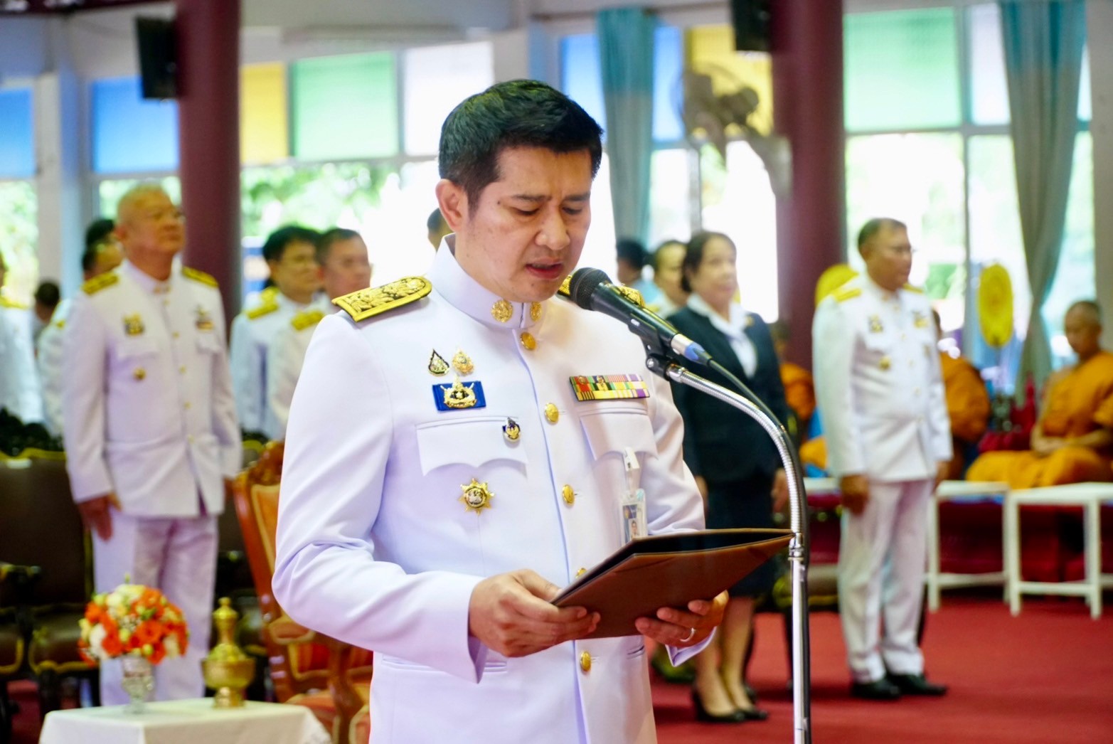 #สร้างสรรค์ชุมชน คนพช.น่าน# ร่วมพิธีเจริญพระพุทธมนต์และถวายพระพรชัยมงคลสมเด็จพระเจ้าน้องนางเธอ เจ้าฟ้าจุฬาภรณวลัยลักษณ์ อัครราชกุมารี กรมพระศรีสวางควัฒน วรขัตติยราชนารี