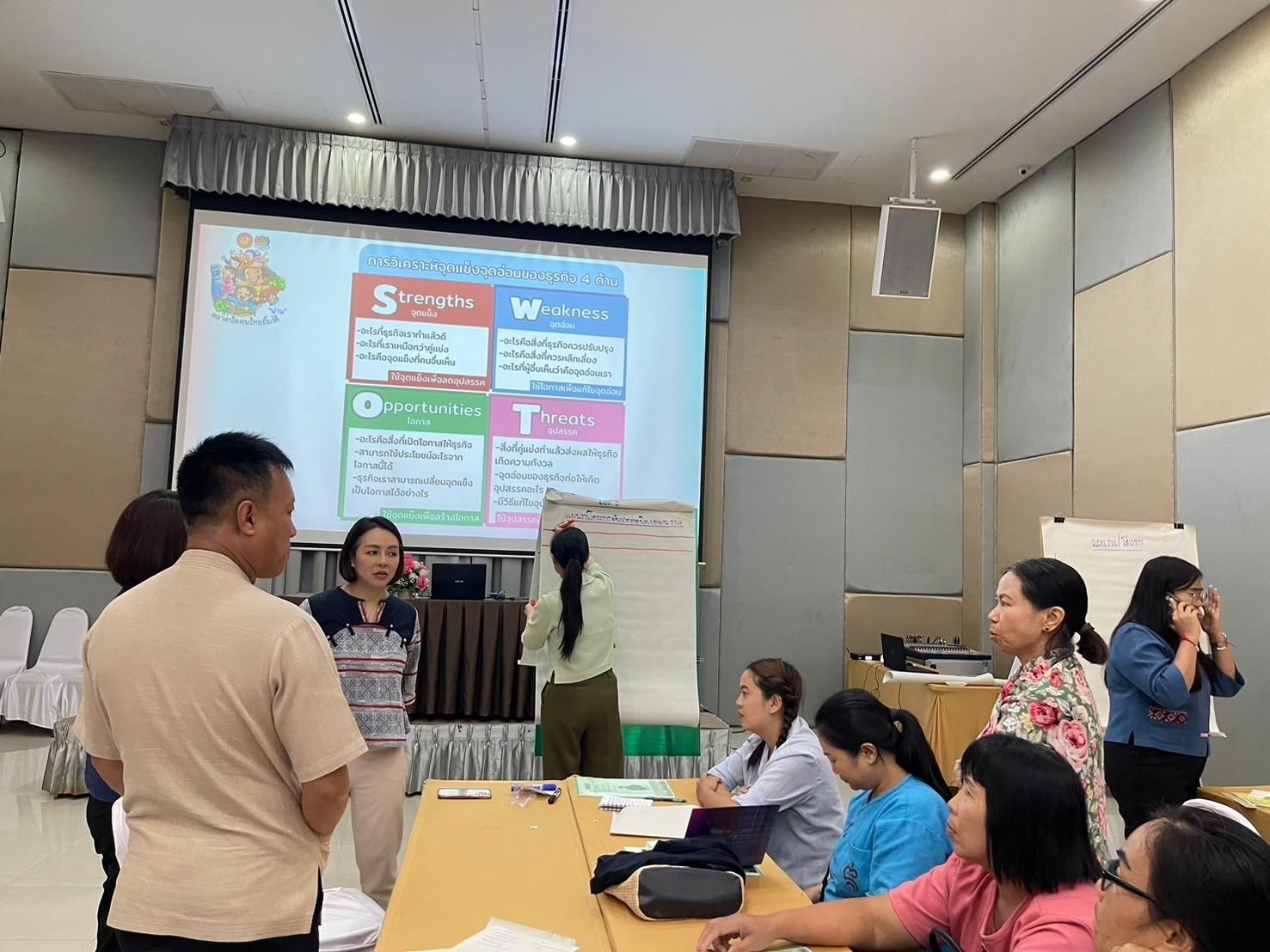 #สร้างสรรค์ชุมชน คนพช.น่าน# พช.น่าน จัดประชุมเชิงปฏิบัติการพัฒนาตลาดนัดคนไทยยิ้มได้ ยกระดับเศรษฐกิจชุมชน เสริมสร้างความเข้มแข็งสู่ความยั่งยืน” รุ่นที่ 1