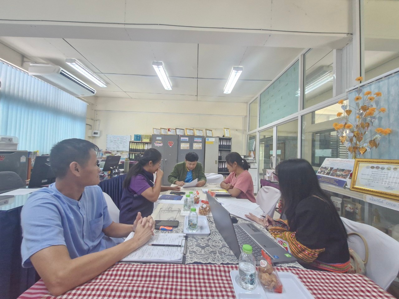 #สร้างสรรค์ชุมชน คนพช.น่าน# พช.น่าน ติดตามการจัดเก็บข้อมูลความจำเป็นพื้นฐาน (จปฐ.) ปี 2567 อำเภอบ่อเกลือ จังหวัดน่าน