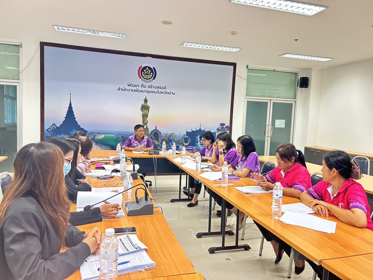 #สร้างสรรค์ชุมชน คนพช.น่าน# พช.น่าน ประชุมคณะกรรมการสืบหาหลักทรัพย์หรือทรัพย์สินของลูกหนี้ ครั้งที่ 2/2567