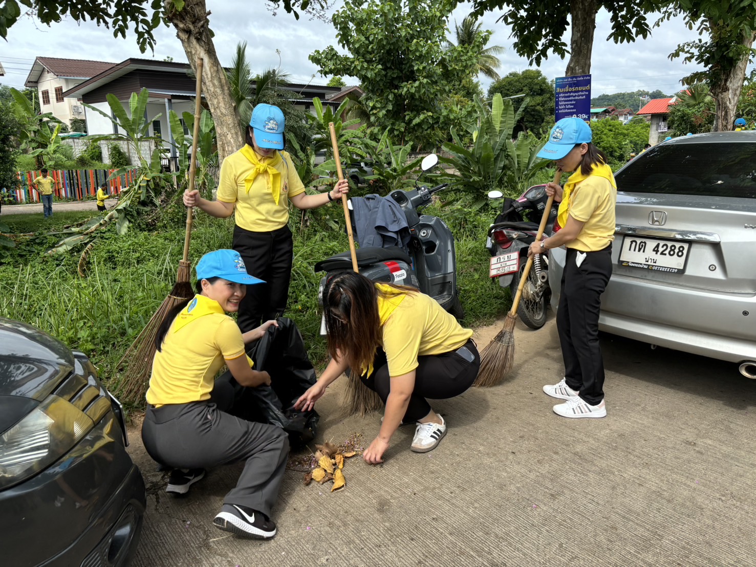 (#)สร้างสรรค์ชุมชน คนพช.น่าน(#)  พช.น่าน ร่วมกิจกรรมจิตอาสา เฉลิมพระเกียรติพระบาทสมเด็จพระเจ้าอยู่หัว เนื่องในโอกาสมหามงคลเฉลิมพระชนมพรรษา 6 รอบ 28 กรกฎาคม 2567