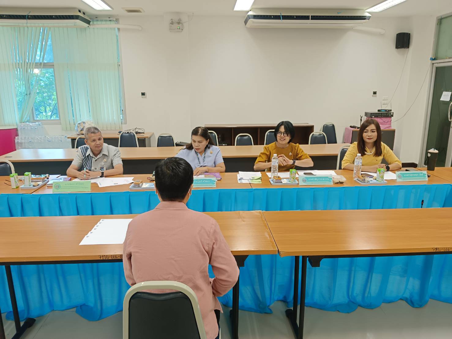 (#)สร้างสรรค์ชุมชน คนพช.น่าน(#) จังหวัดน่าน ดำเนินการสอบสัมภาษณ์ ในการคัดเลือกบุคคลเพื่อแต่งตั้งเป็นอาสาพัฒนา (อสพ.) รุ่น 76