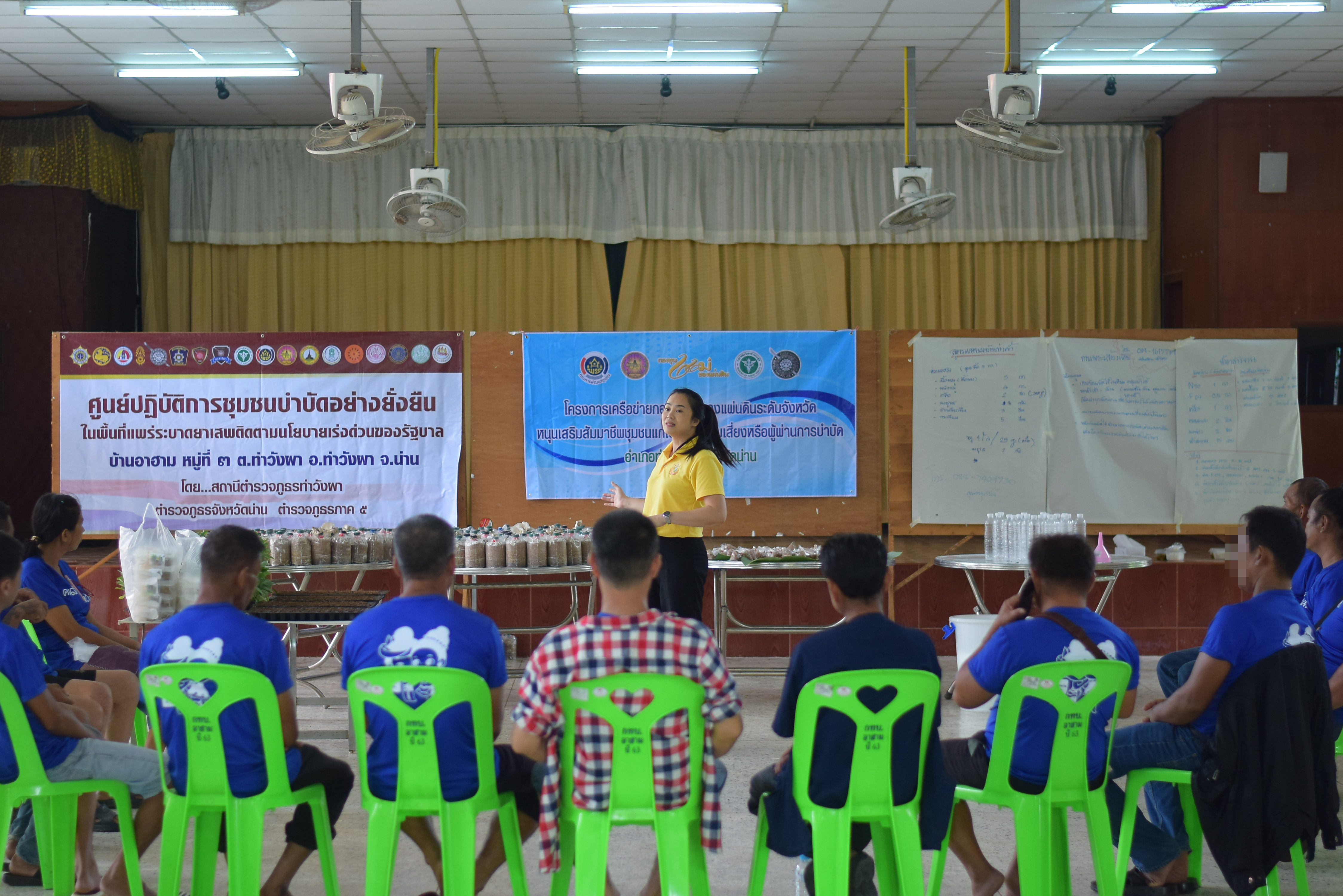 (#)สร้างสรรค์ชุมชน คนพช.น่าน(#) พช.น่าน ดำเนินโครงการเครือข่ายกองทุนแม่ของแผ่นดินระดับจังหวัด หนุนเสริมสัมมาชีพชุมชนแก่เยาวชนกลุ่มเสี่ยงหรือผู้ผ่านการบำบัด วันที่ 2