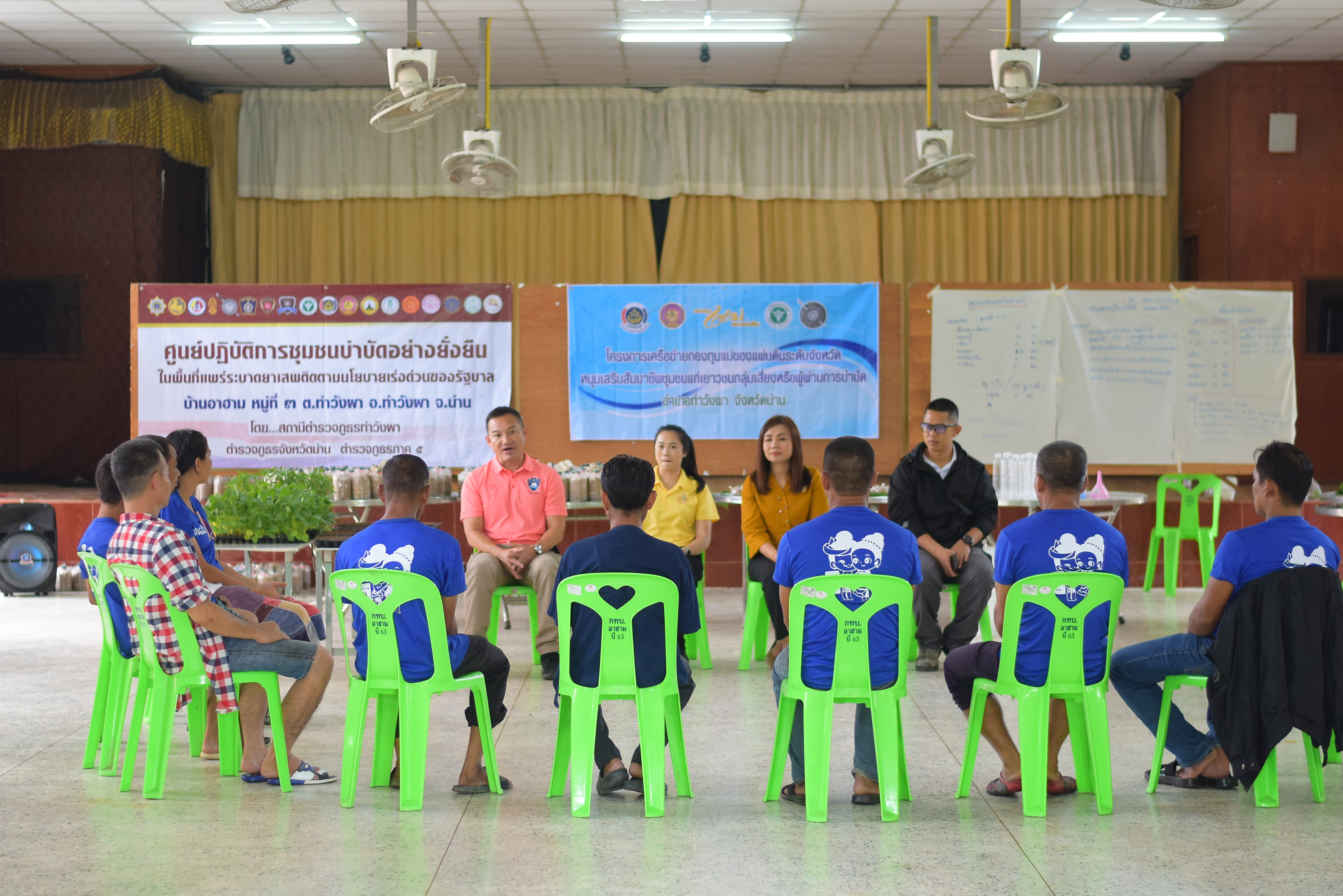 (#)สร้างสรรค์ชุมชน คนพช.น่าน(#) พช.น่าน ดำเนินโครงการเครือข่ายกองทุนแม่ของแผ่นดินระดับจังหวัด หนุนเสริมสัมมาชีพชุมชนแก่เยาวชนกลุ่มเสี่ยงหรือผู้ผ่านการบำบัด วันที่ 2