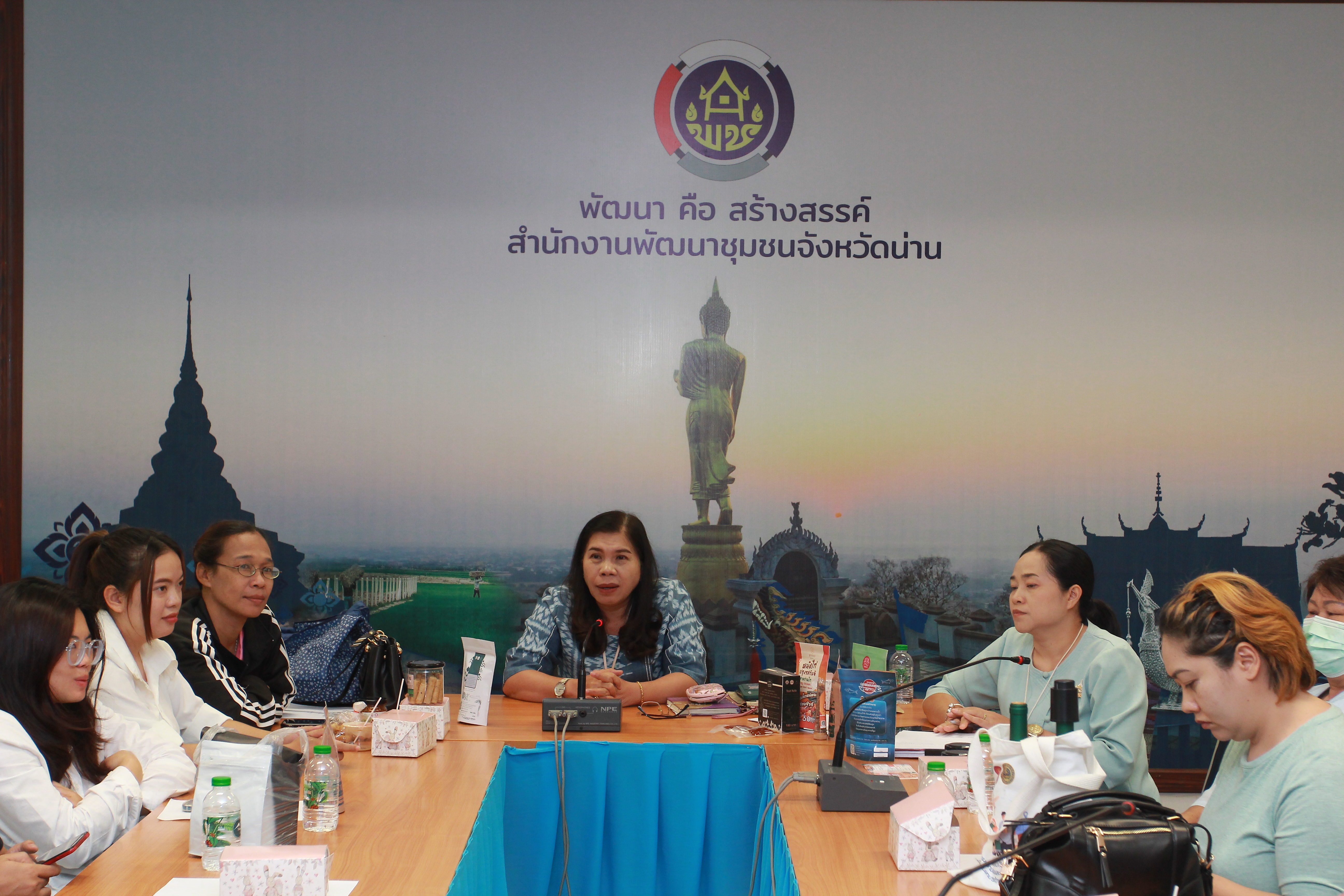 (#)สร้างสรรค์ชุมชน คนพช.น่าน (#) พช.น่าน ประชุมผู้ประกอบการ OTOP ตามโครงการส่งเสริมกระบวนการเครือข่ายองค์ความรู้ (Knowledge – Based OTOP : KBO)