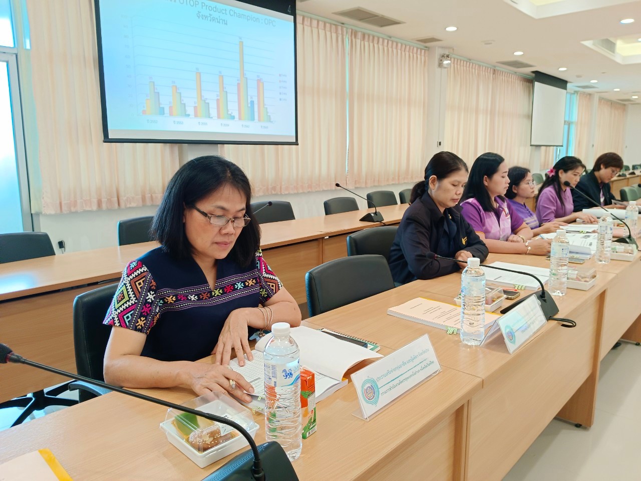 (#)สร้างสรรค์ชุมชน คน พช.น่าน (#) จังหวัดน่าน ประชุมโครงการคัดสรรสุดยอดหนึ่งตำบลหนึ่งผลิตภัณฑ์ไทย ปี พ.ศ. 2567