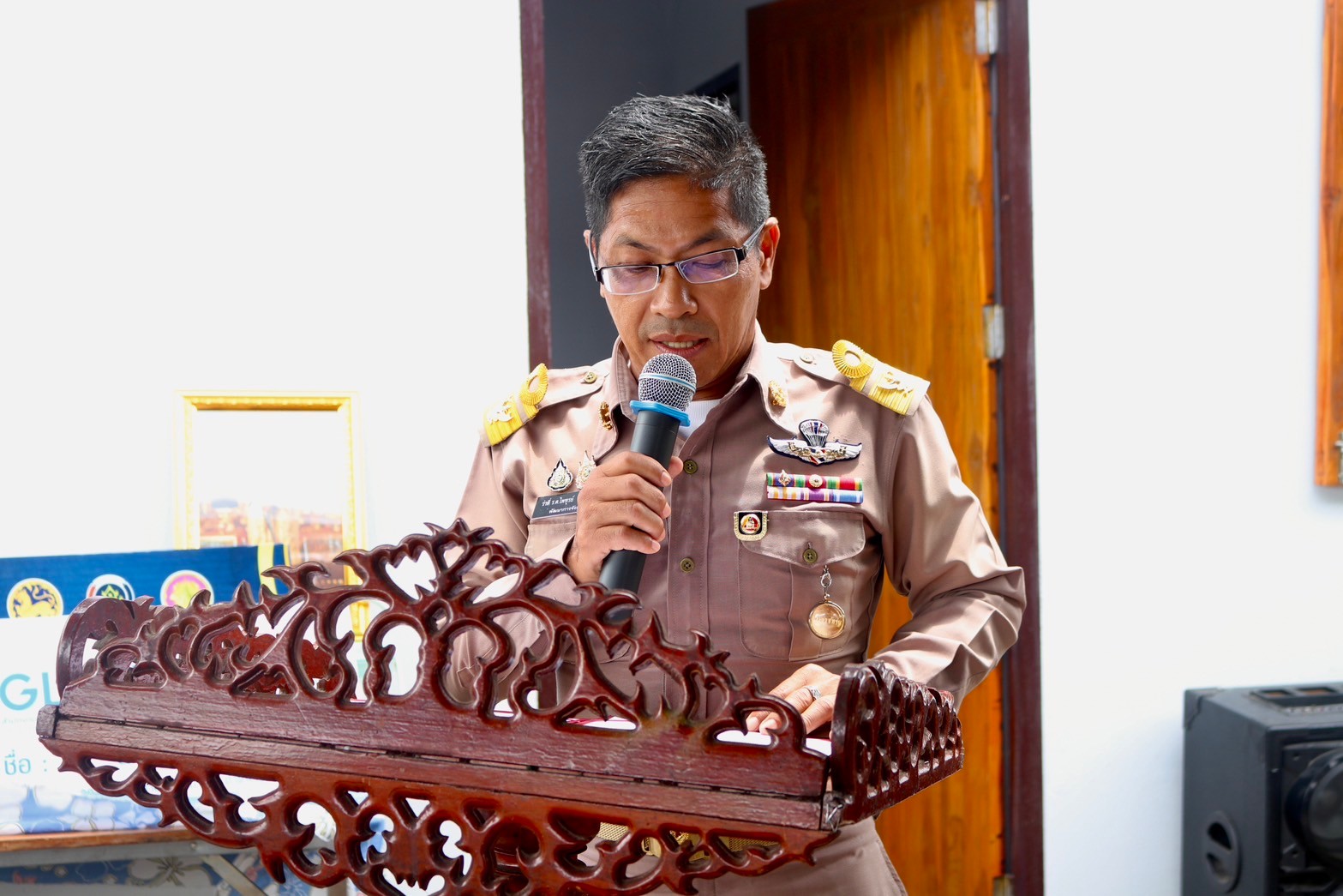 (#)สร้างสรรค์ชุมชน คนพช.น่าน(#) พช.น่าน จัดพิธีมอบบ้านโครงการบ้านห่วงใยจากใจสำนักงานสลากกินแบ่งรัฐบาล (GLO) ประจำปี 2566