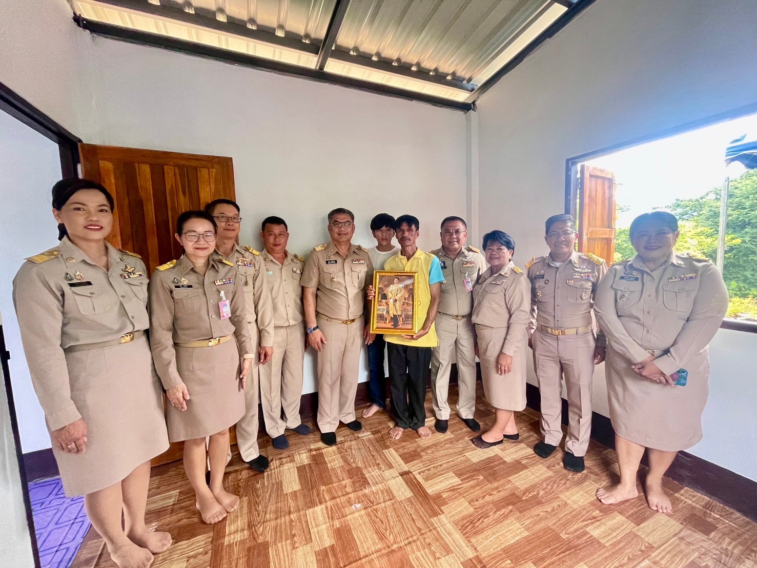 (#)สร้างสรรค์ชุมชน คนพช.น่าน(#) พช.น่าน จัดพิธีมอบบ้านโครงการบ้านห่วงใยจากใจสำนักงานสลากกินแบ่งรัฐบาล (GLO) ประจำปี 2566