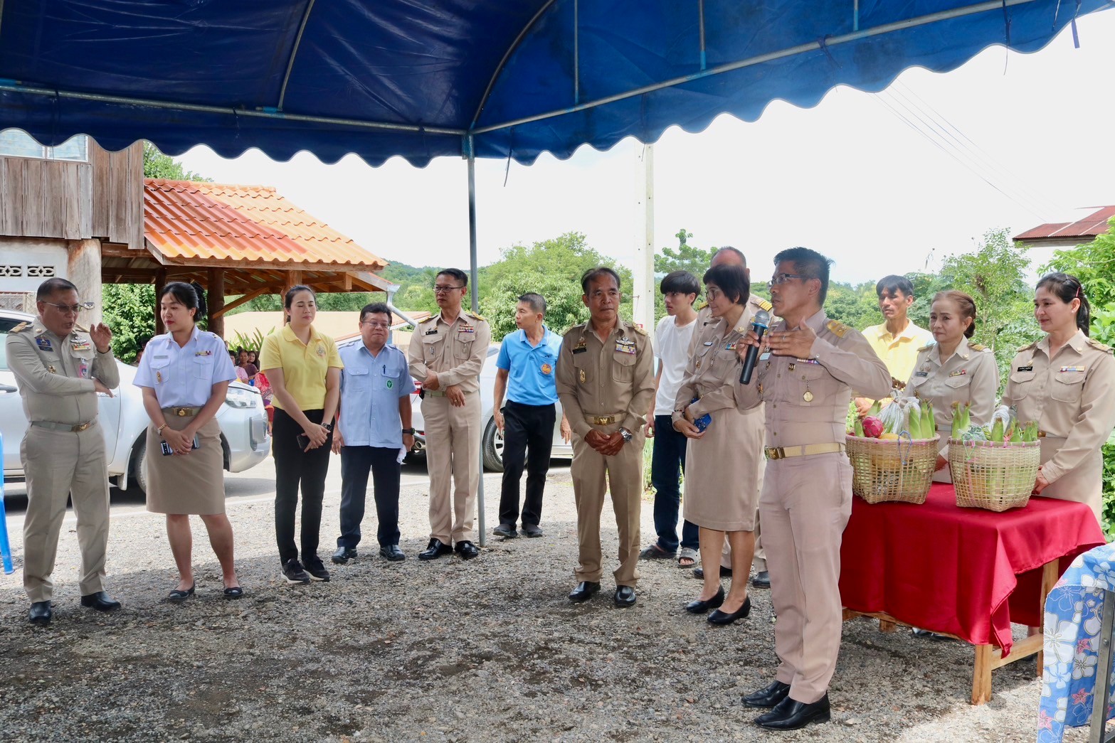 (#)สร้างสรรค์ชุมชน คนพช.น่าน(#) พช.น่าน จัดพิธีมอบบ้านโครงการบ้านห่วงใยจากใจสำนักงานสลากกินแบ่งรัฐบาล (GLO) ประจำปี 2566