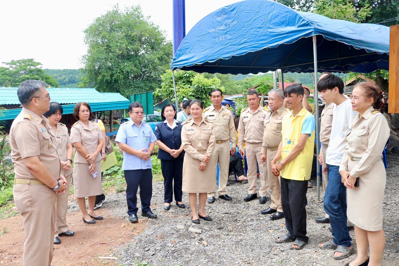 (#)สร้างสรรค์ชุมชน คนพช.น่าน(#) พช.น่าน จัดพิธีมอบบ้านโครงการบ้านห่วงใยจากใจสำนักงานสลากกินแบ่งรัฐบาล (GLO) ประจำปี 2566