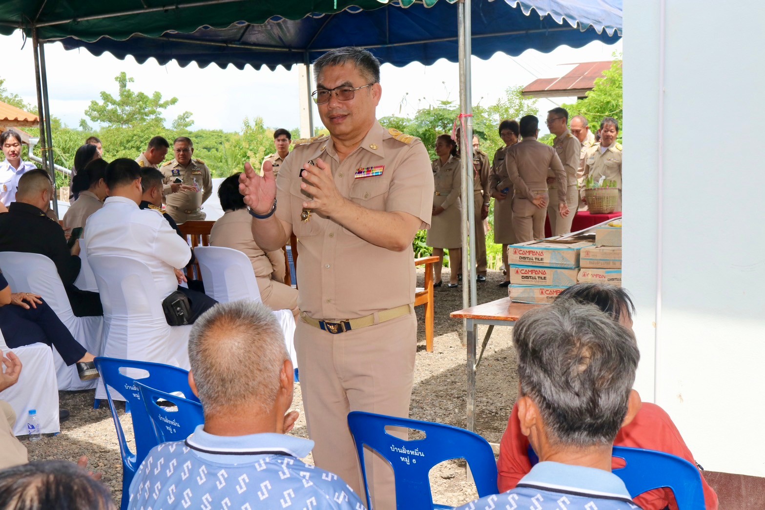 (#)สร้างสรรค์ชุมชน คนพช.น่าน(#) พช.น่าน จัดพิธีมอบบ้านโครงการบ้านห่วงใยจากใจสำนักงานสลากกินแบ่งรัฐบาล (GLO) ประจำปี 2566