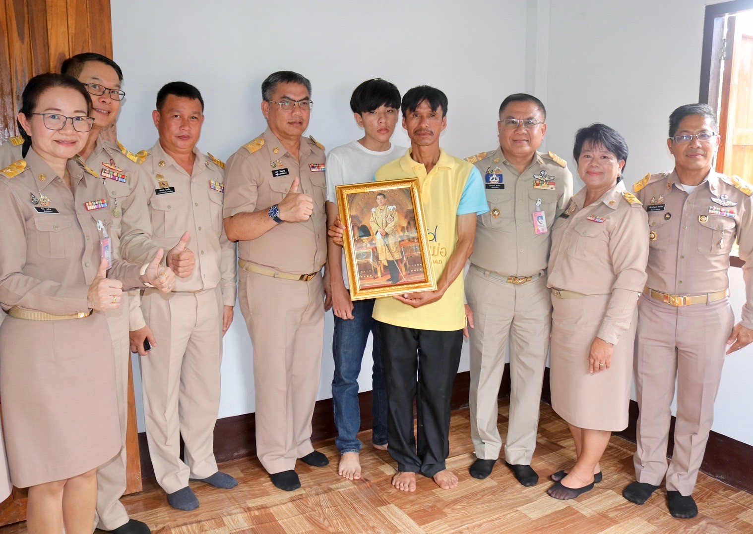 (#)สร้างสรรค์ชุมชน คนพช.น่าน(#) พช.น่าน จัดพิธีมอบบ้านโครงการบ้านห่วงใยจากใจสำนักงานสลากกินแบ่งรัฐบาล (GLO) ประจำปี 2566