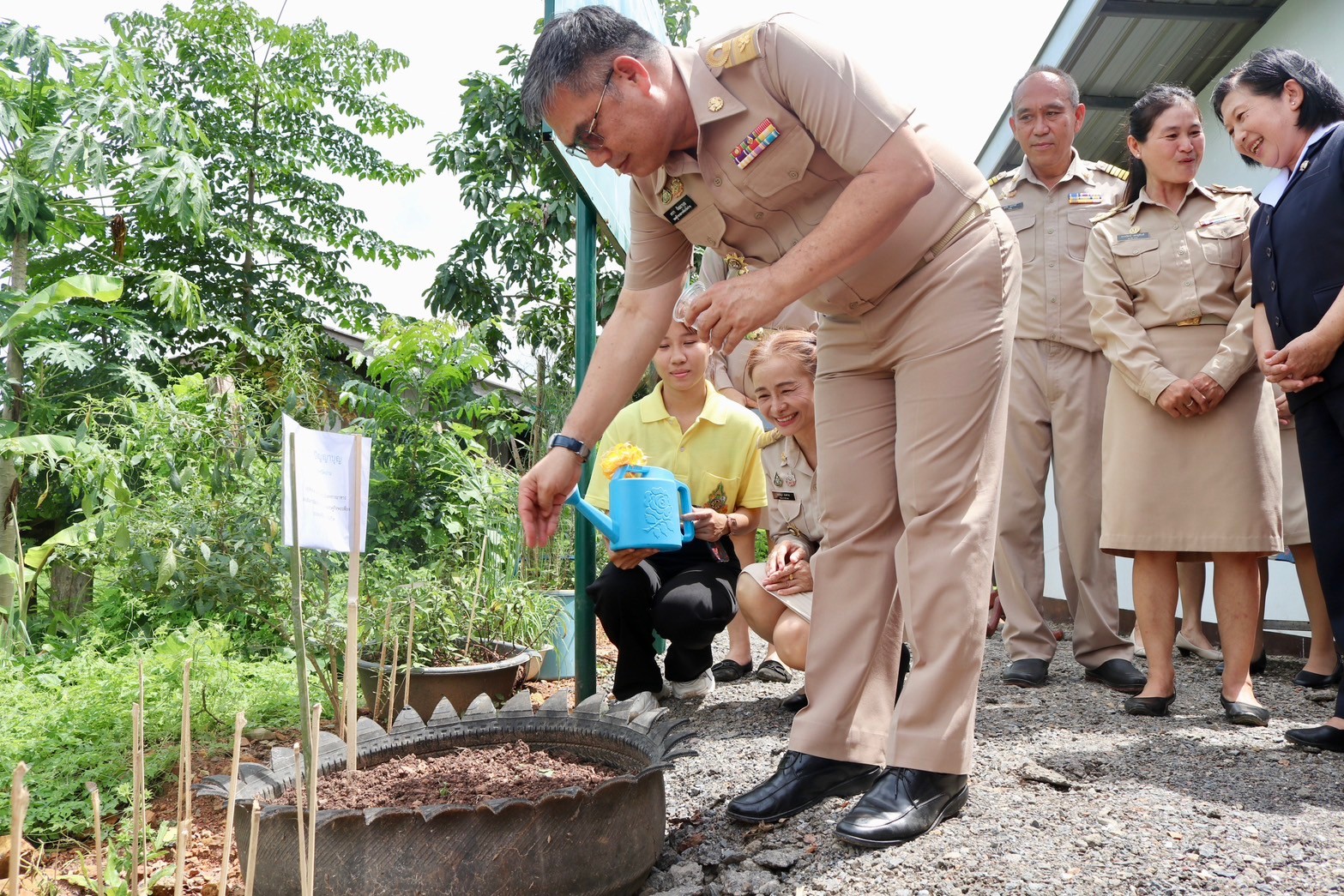 (#)สร้างสรรค์ชุมชน คนพช.น่าน(#) พช.น่าน จัดพิธีมอบบ้านโครงการบ้านห่วงใยจากใจสำนักงานสลากกินแบ่งรัฐบาล (GLO) ประจำปี 2566