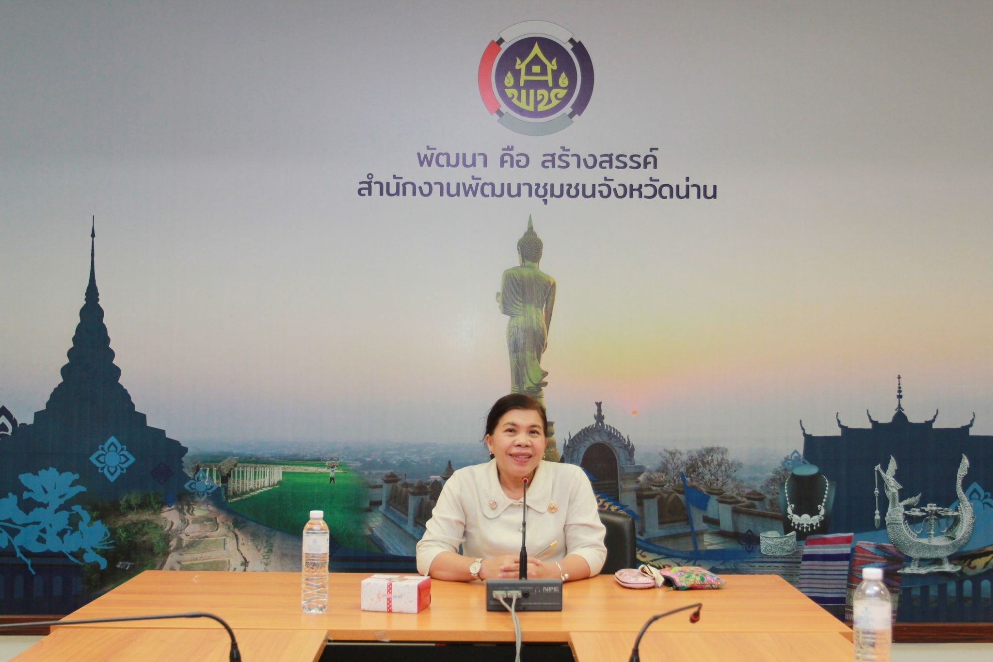 (#)สร้างสรรค์ชุมชน คนพช.น่าน(#) พช.น่าน ส่งมอบพัสดุโครงการส่งเสริมการสร้างรายได้จากกิจการอาหารปลอดภัย เชื่อมโยงช่องทางการตลาดในการสร้างรายได้จากกิจการอาหารปลอดภัย