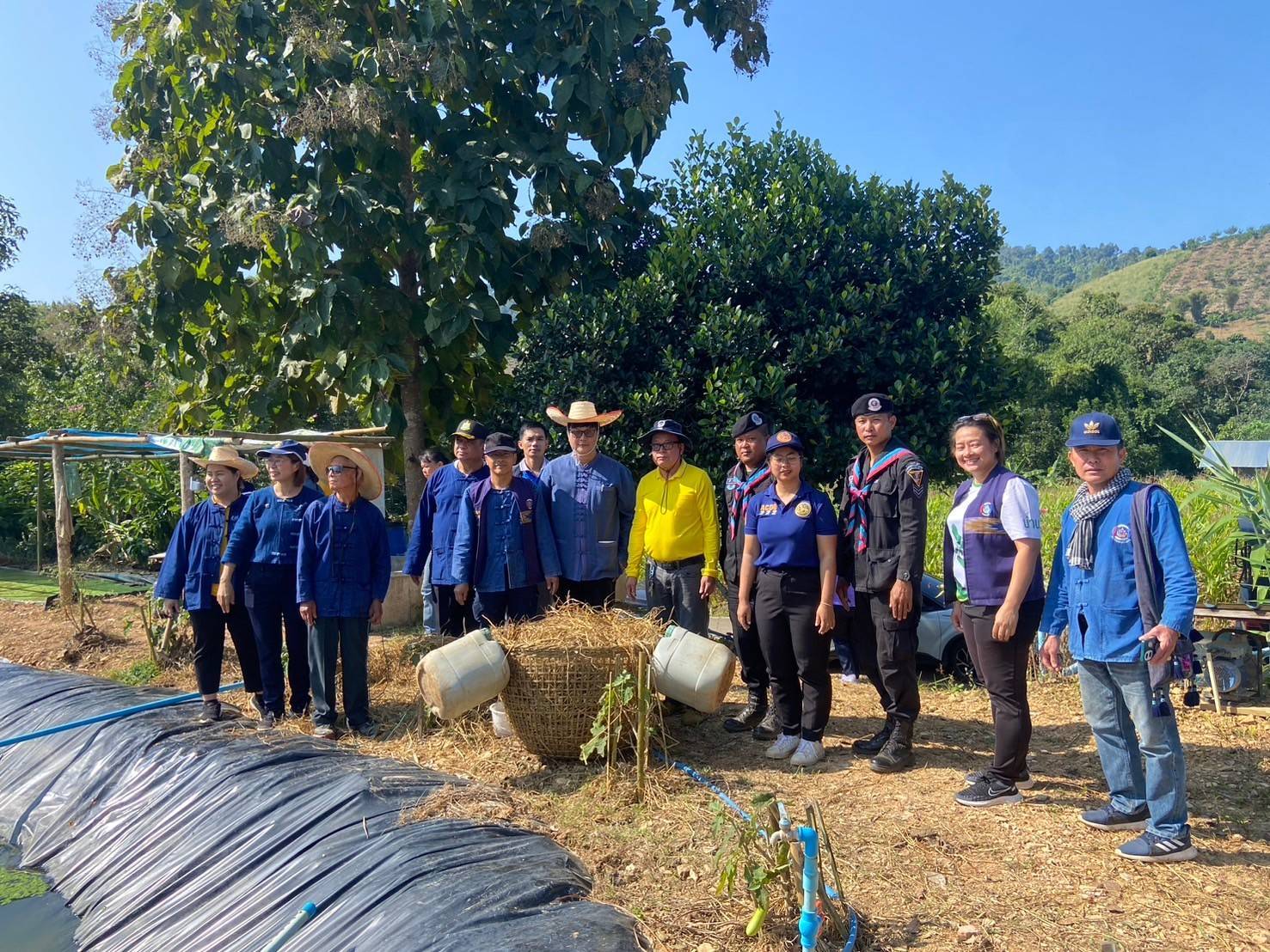 (#) สร้างสรรค์ชุมชน คนพช.น่าน(#)พช.น่าน จัดกิจกรรมเอามื้อสามัคคี ตามโครงการโคก หนอง นาวิถีน่าน พอเพียงสู่ความยั่งยืน ครั้งที่ 1/2568