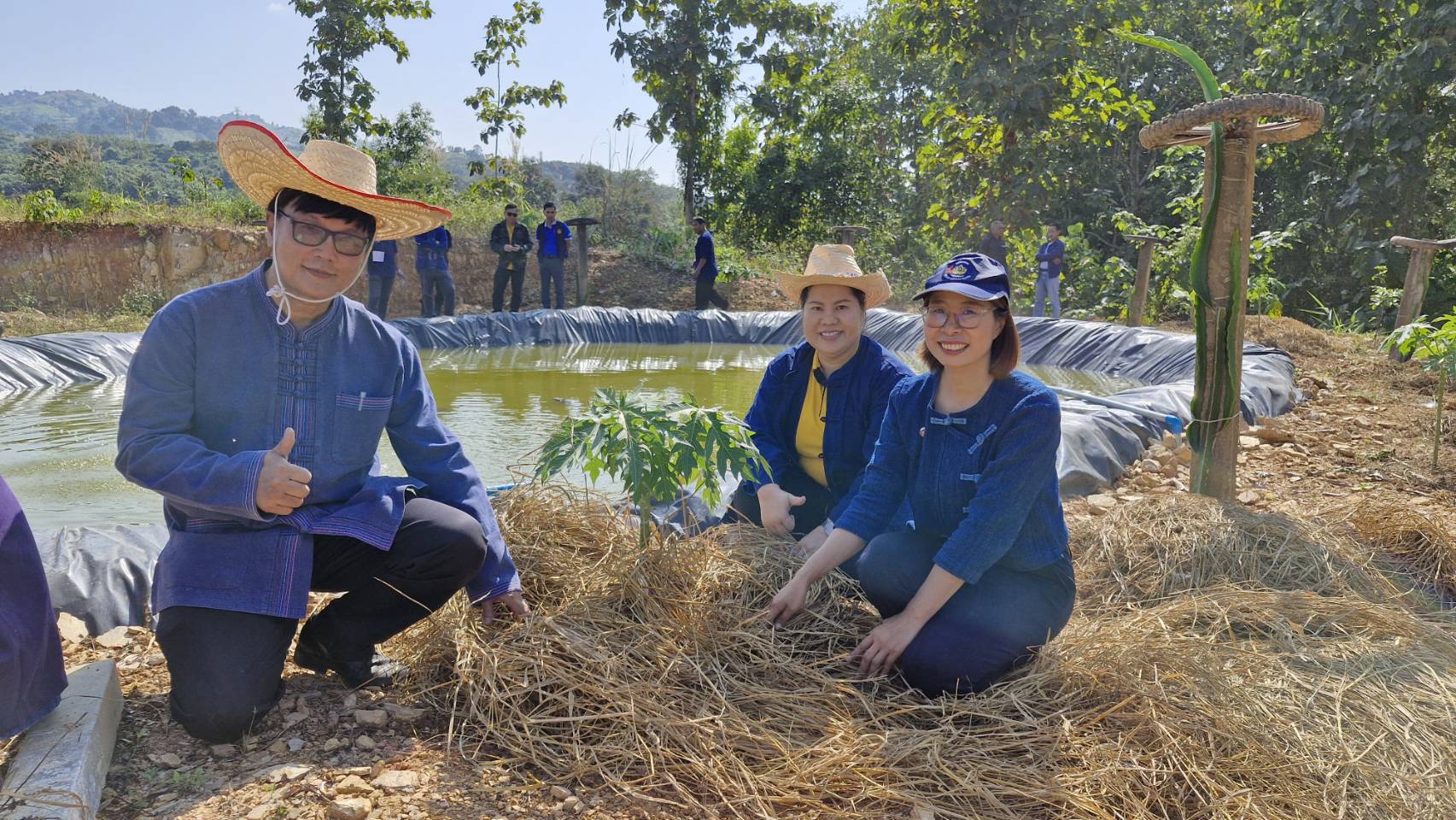 (#) สร้างสรรค์ชุมชน คนพช.น่าน(#)พช.น่าน จัดกิจกรรมเอามื้อสามัคคี ตามโครงการโคก หนอง นาวิถีน่าน พอเพียงสู่ความยั่งยืน ครั้งที่ 1/2568